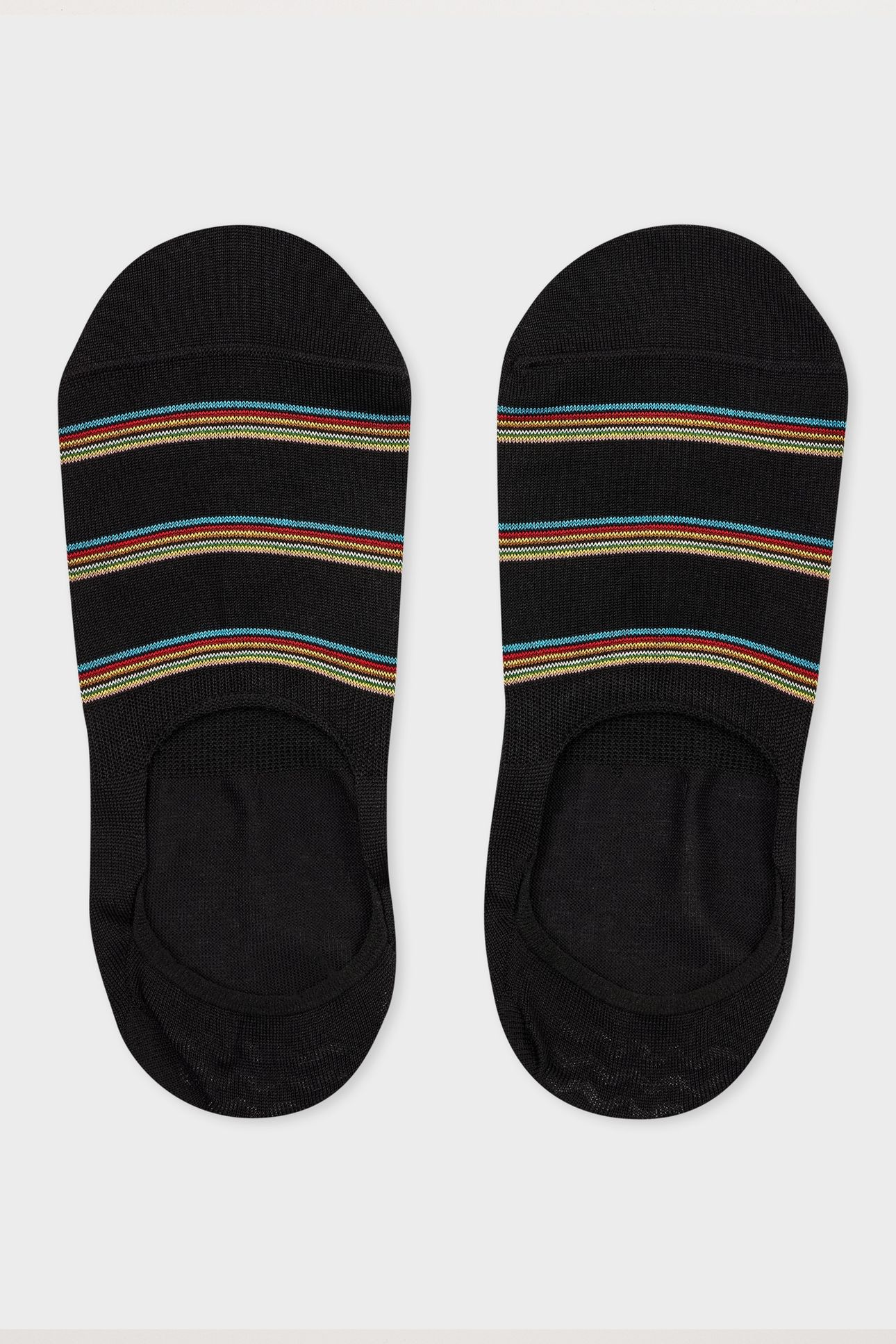MEN SOCK SIG BLK NS 3 PACK MIXED PLATE 1 4