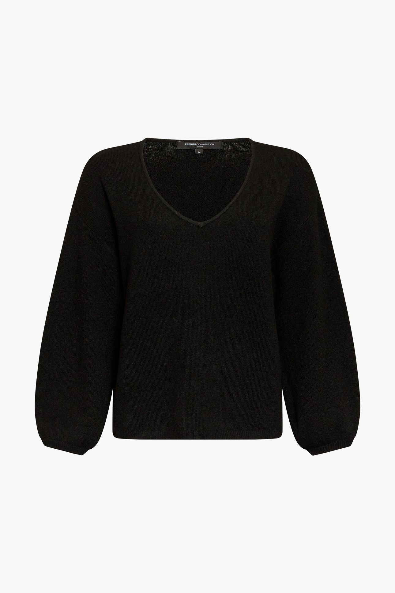 VHARI KNIT VNECK PULLOVER BLACK 4