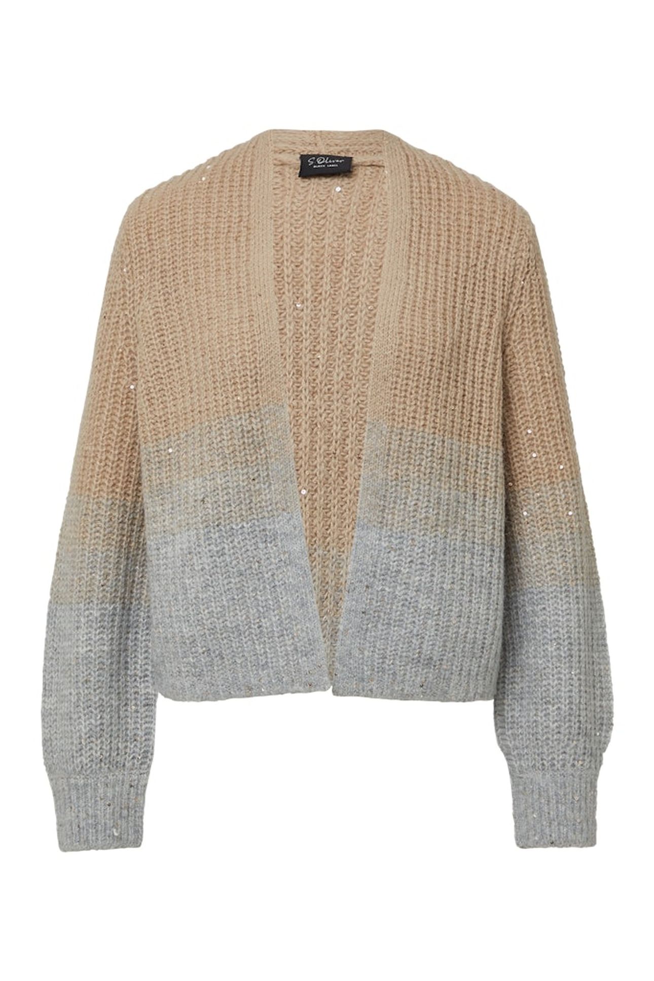 S.OLIVER CARDIGAN GREY/BLACK 3