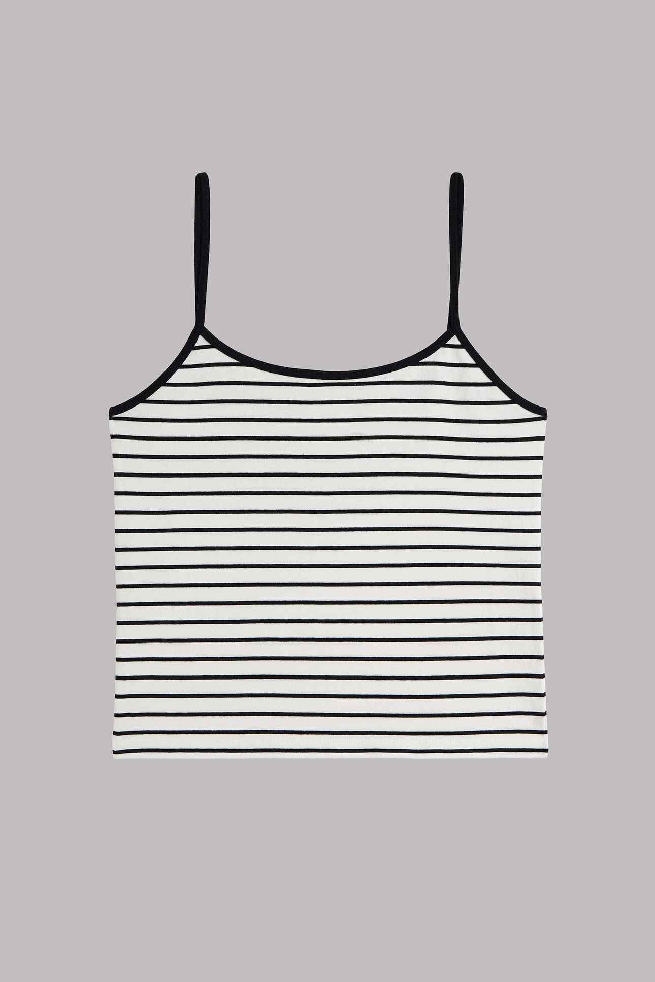 THE BLACK STRIPED TANK TOP BLACK 3