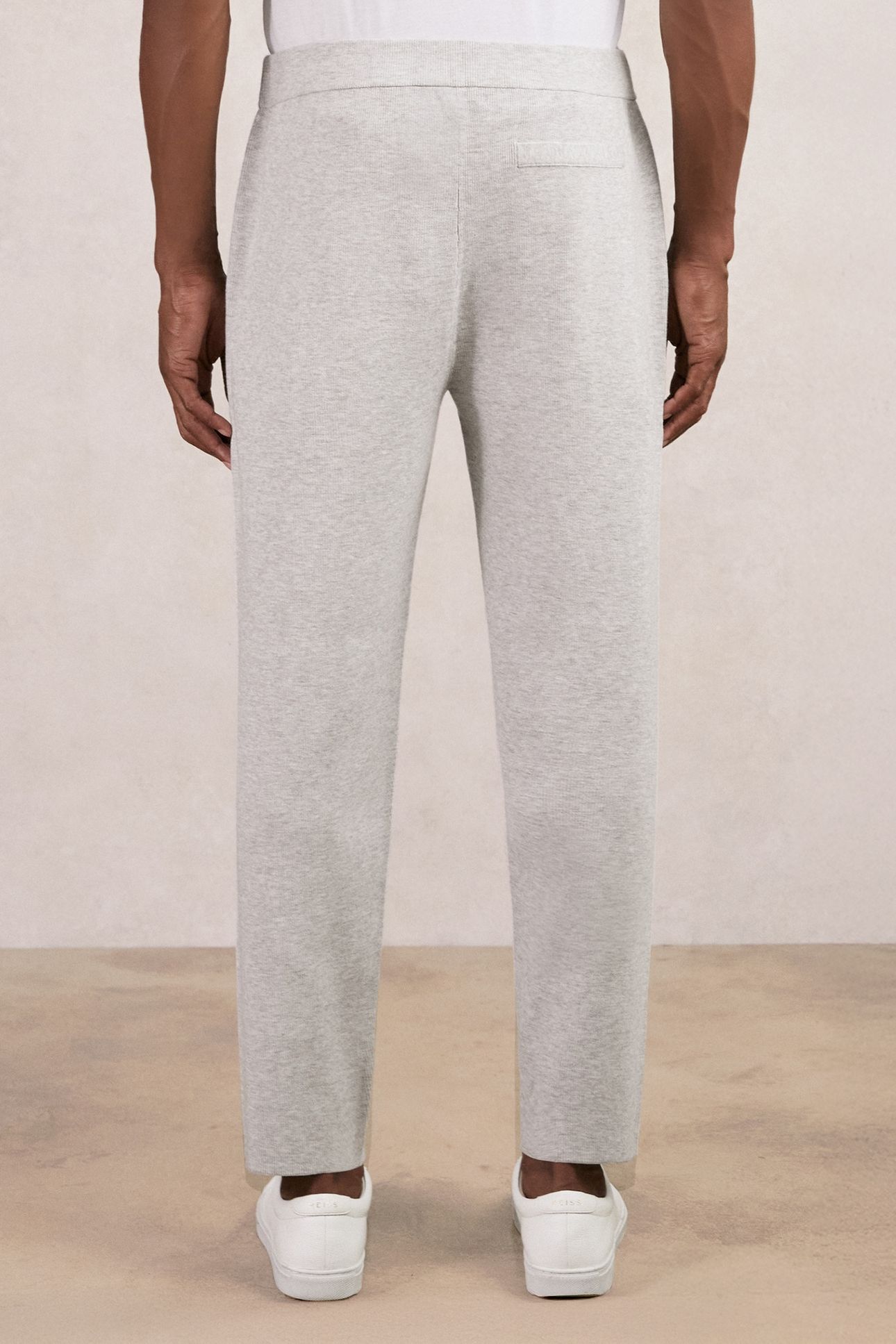 KNITTED TROUSER SOFT GREY 2