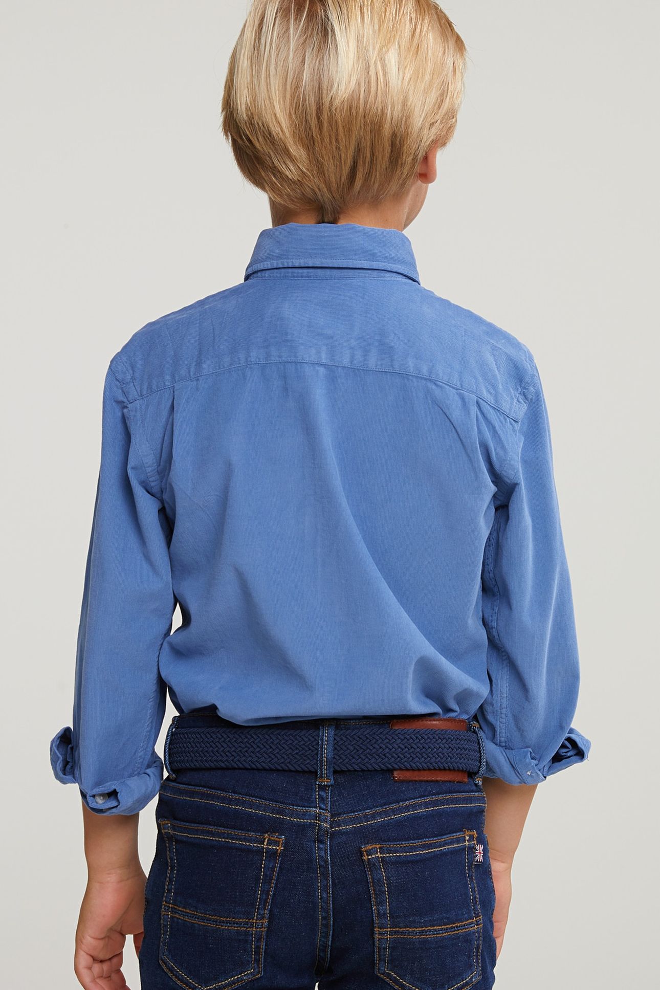 CF LS WLLSTRT BD CLR RIB SHIRT BLUE 2