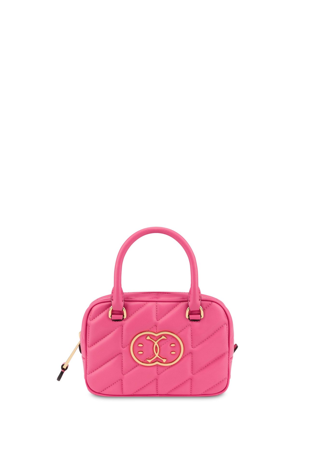 DOUBLE SMILEY® LOGO QUILTED HANDBAG PURPLE 2