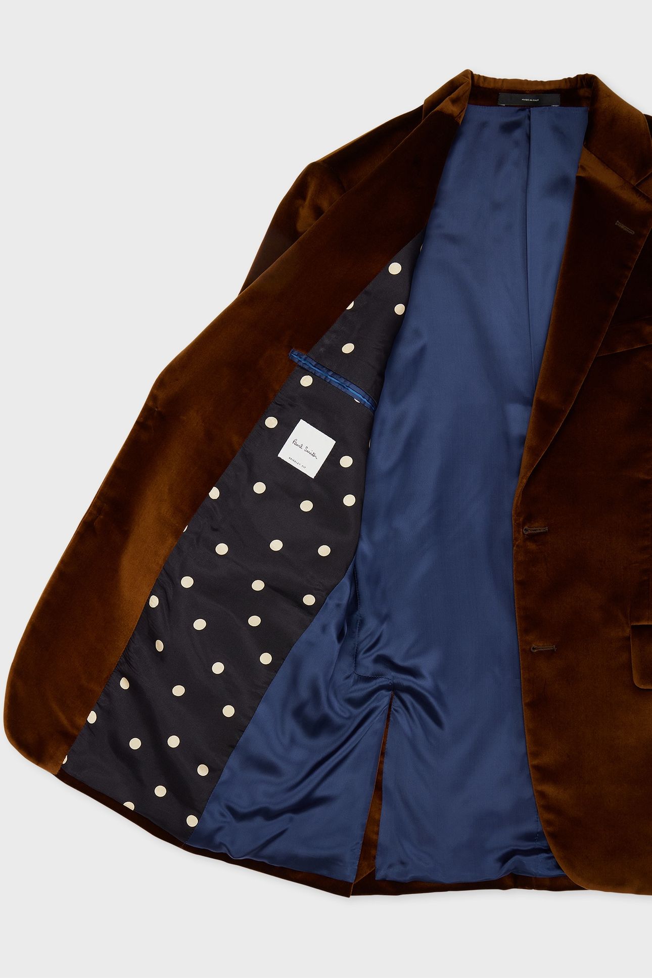 MENS TAILORED FIT 2 BUTTON JACKET BROWN 7