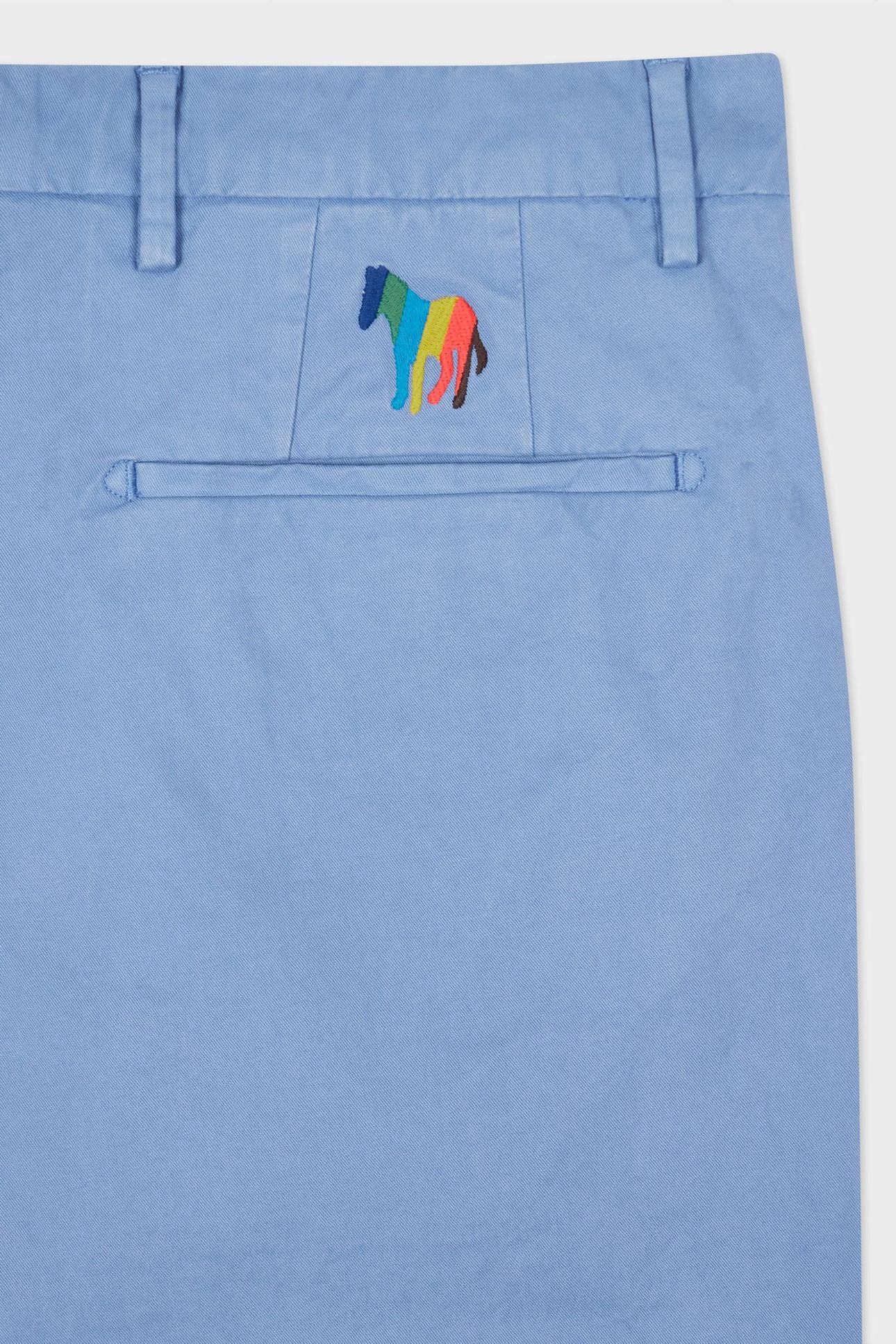 MENS MID FIT CLEAN CHINO BS ZEB GREYISH BLUE 3