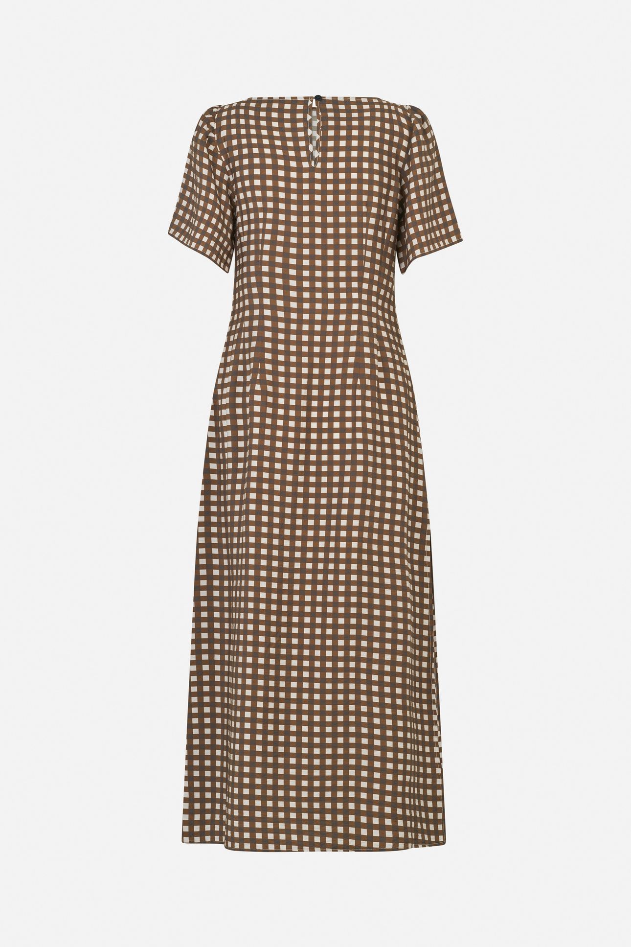 ADALENE DRESS HOT FUDGE CHECK 4