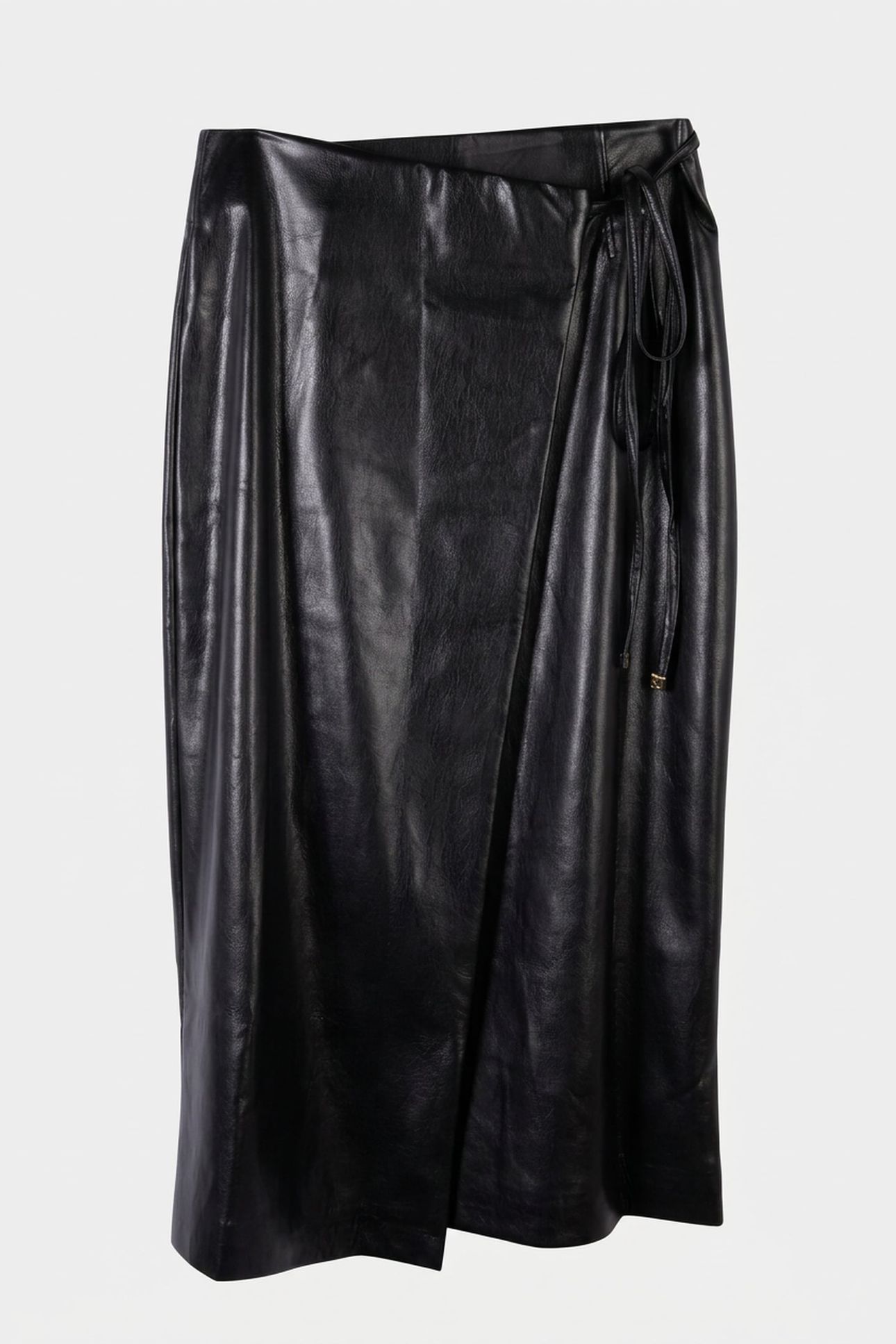 GLADYS WRAP SKIRT JET BLACK A996 3
