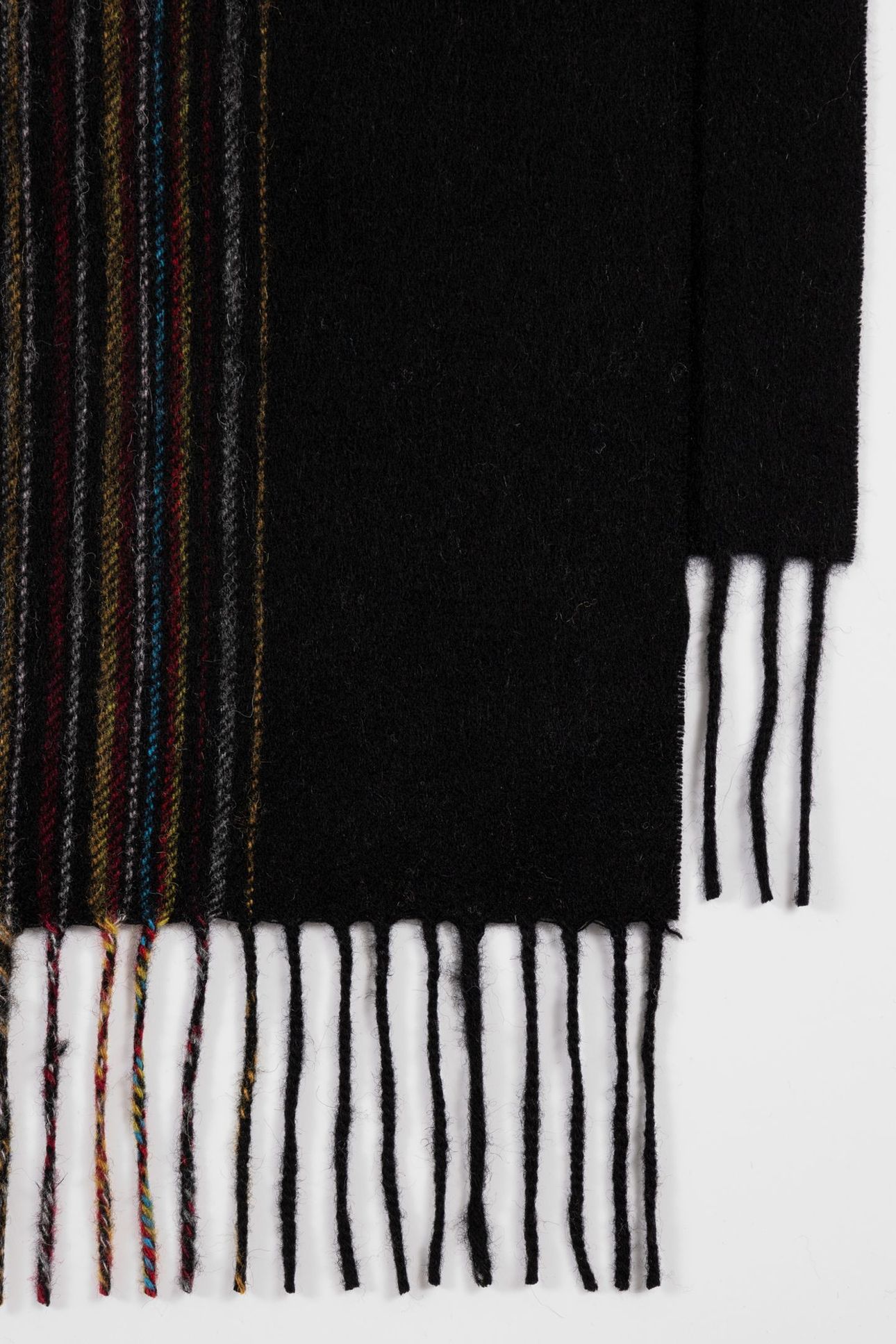 MEN SCARF OFFSET SIGNATR BLACK 8