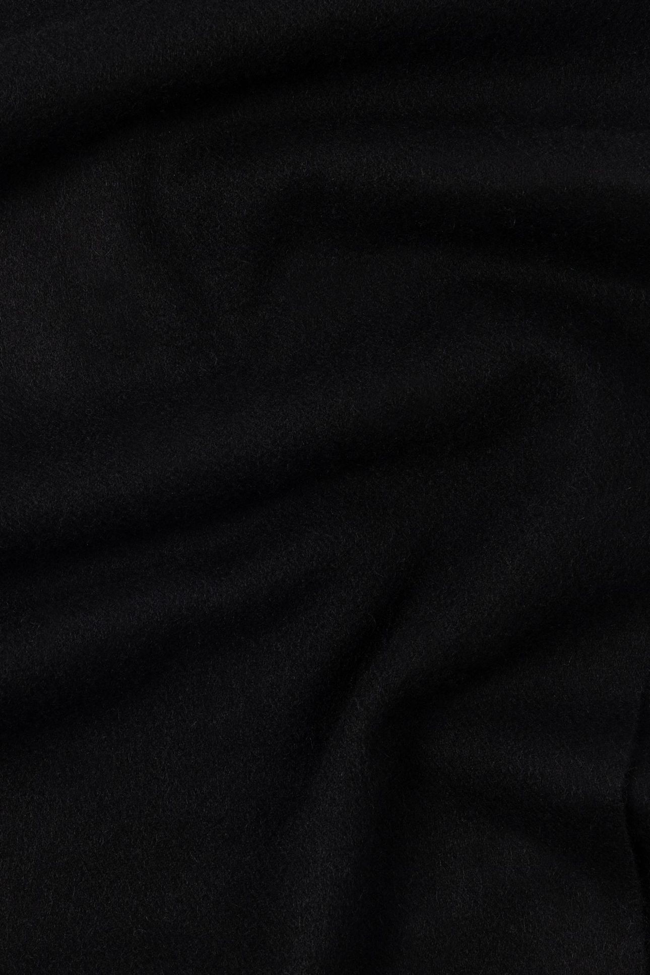MEN SCARF PLAIN WOOL BLACK MELANGE 3