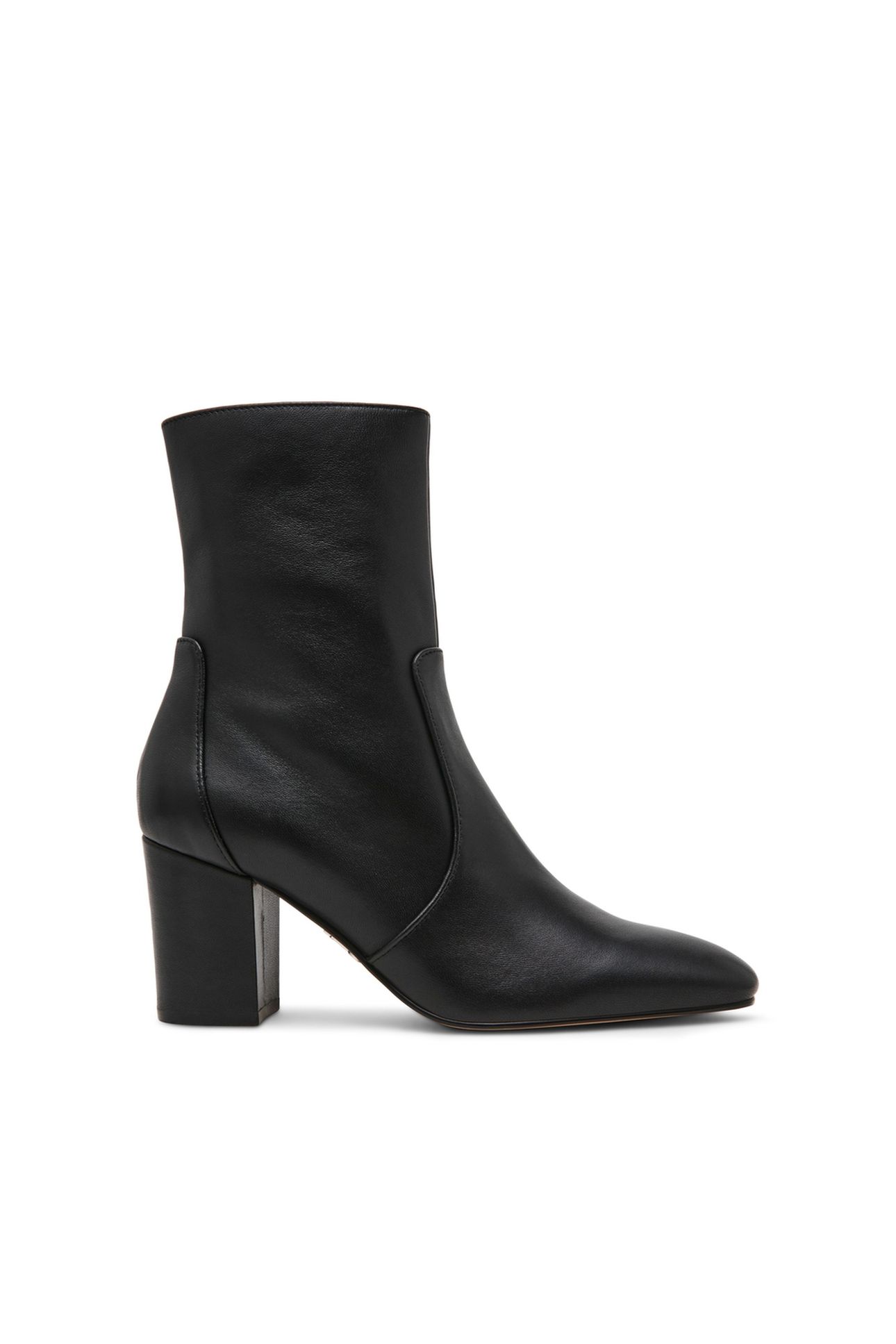 CROSSBAR BOOTIES BLACK LEATHER 1