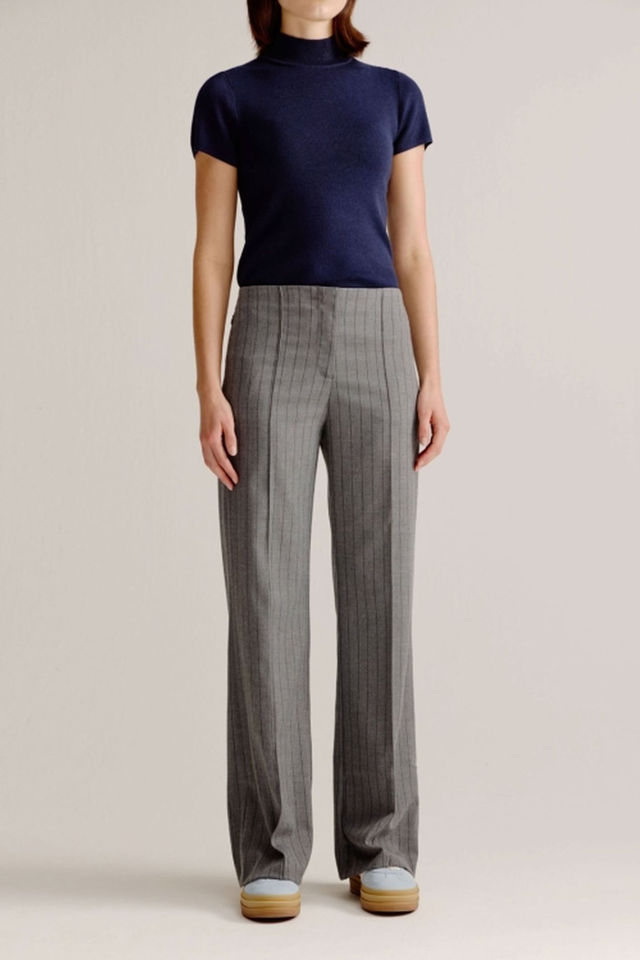 AXEL PANTS LIGHT GREY STRIPE 1