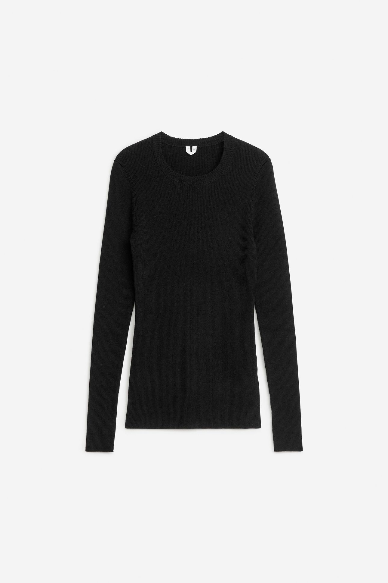 TINT RIB SWEATER BLACK 3