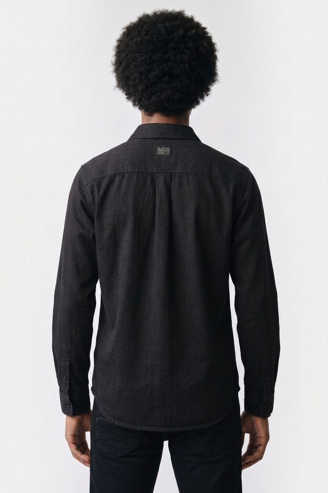 MARINE SLIM SHIRT BLACK 2