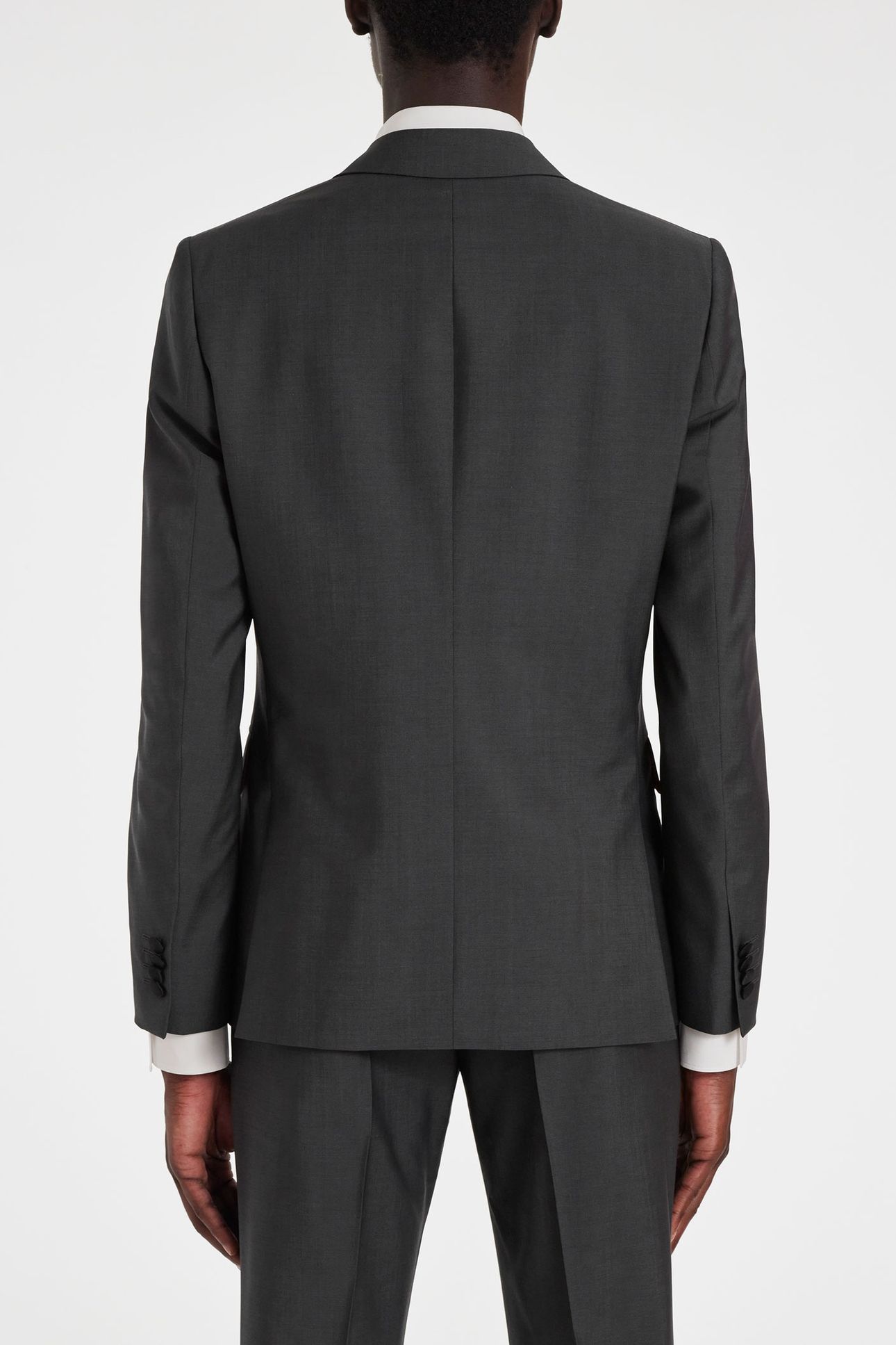 MENS TAILORED FIT 1BTN EVENING SUIT SLATE 2