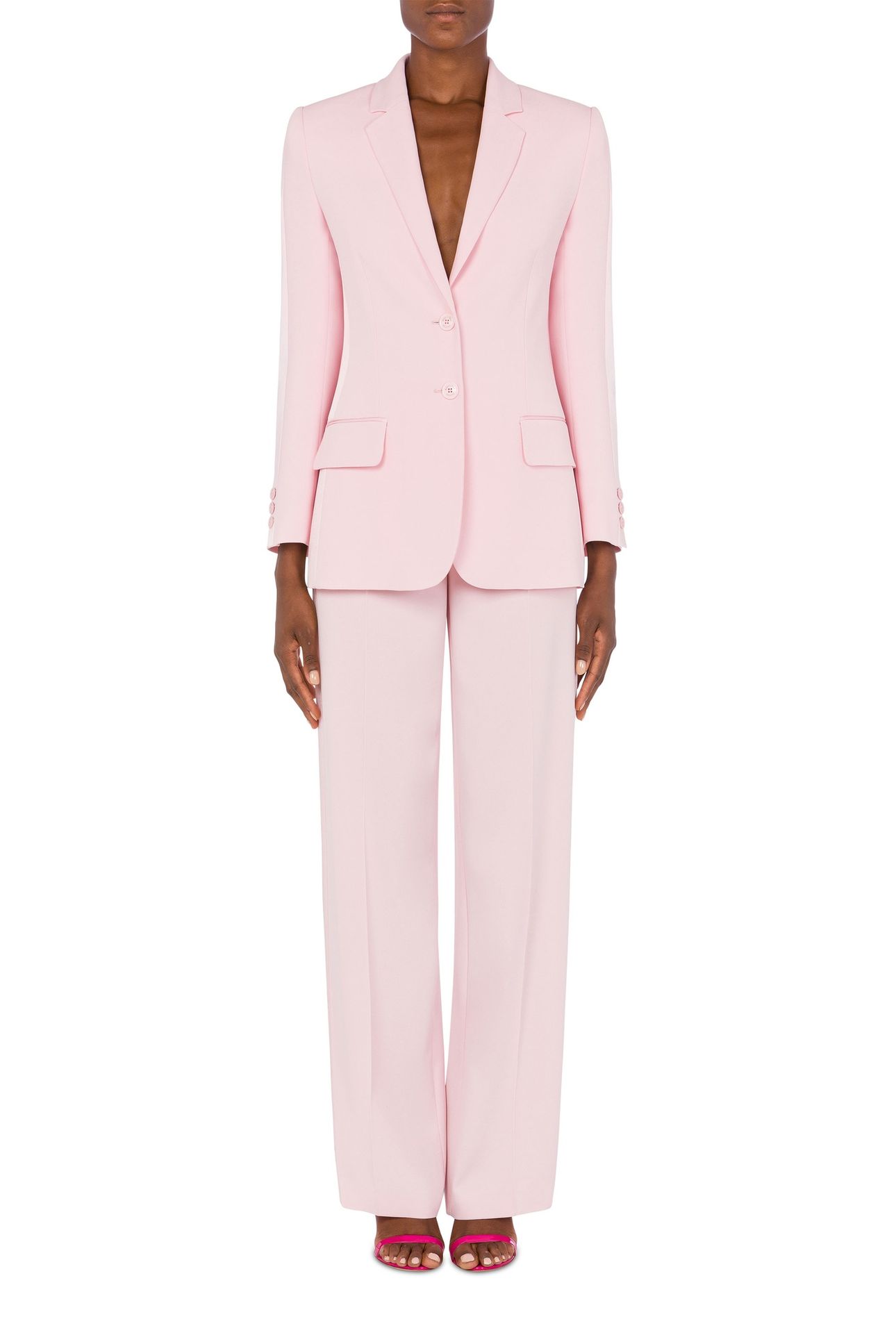STRETCH ENVER SATIN JACKET PINK 1