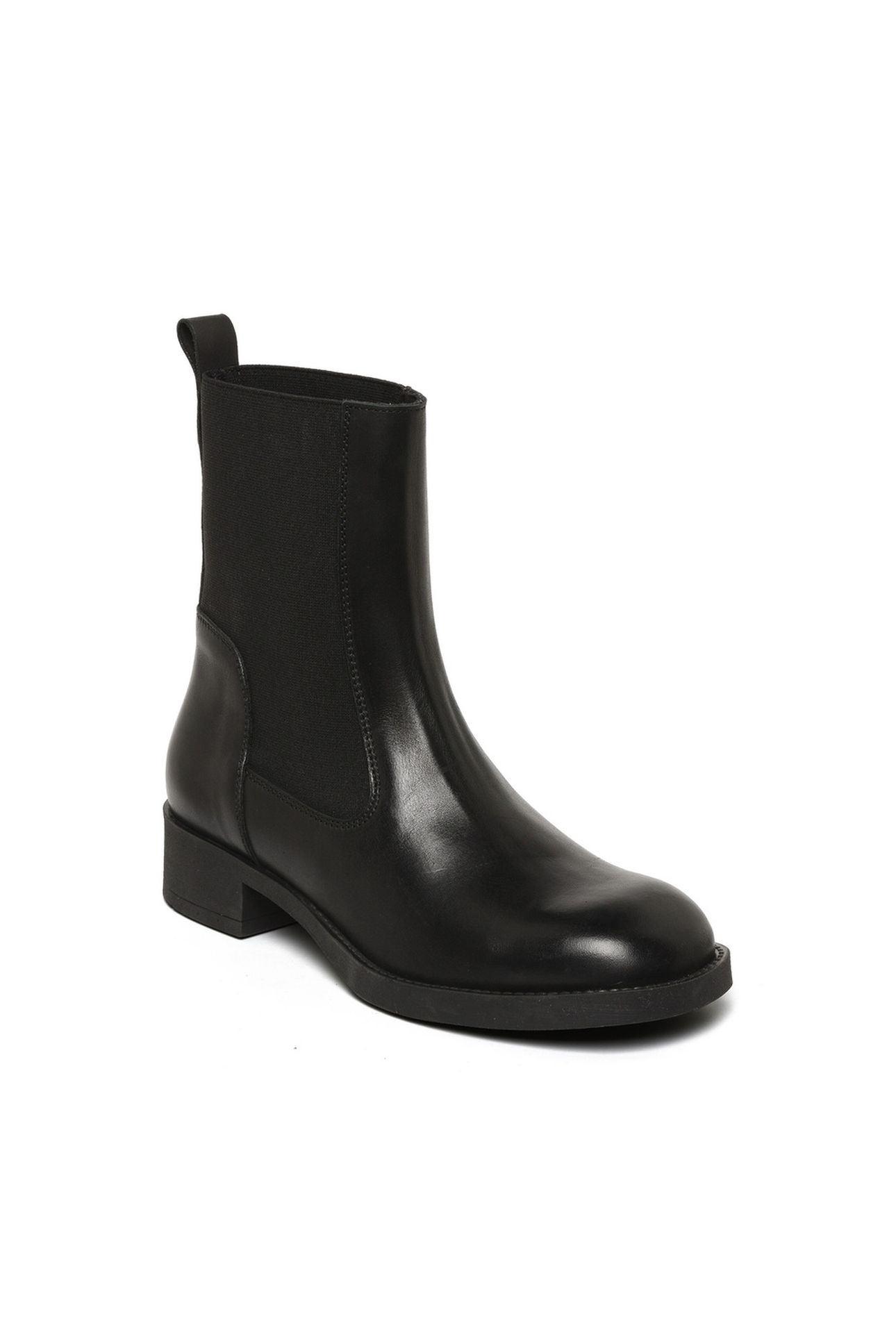ZAHRINE BOOTIES BLACK LEATHER 3