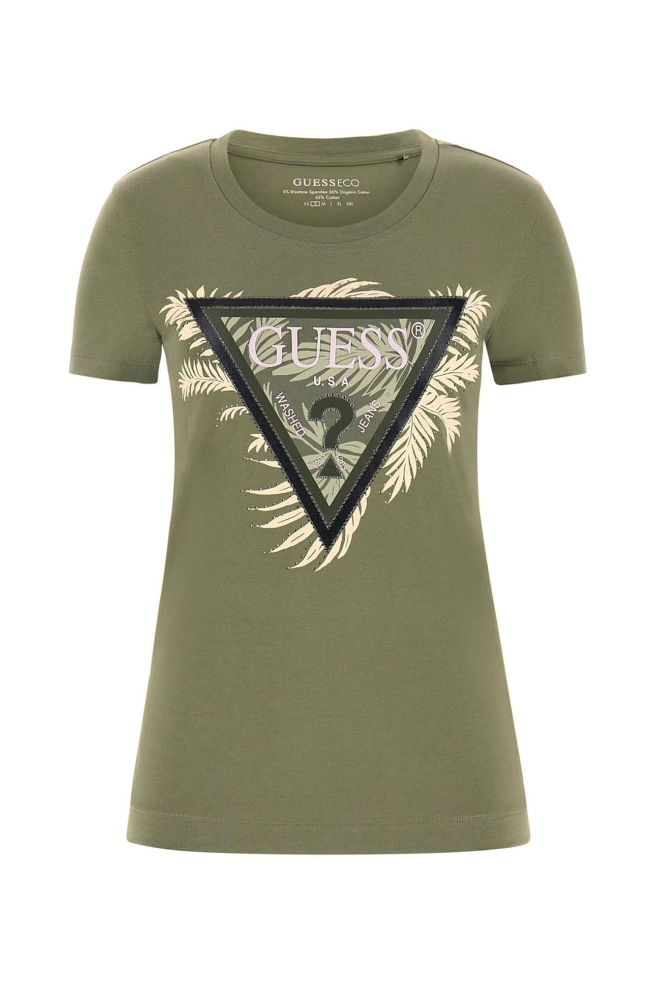 CN SS TRIANGLE PALM LICHEN LEAF GREEN 4