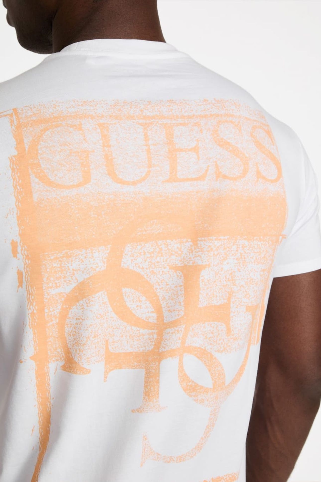 SS BSC PAINTERS TEE PURE WHITE/ENERGY PE 9