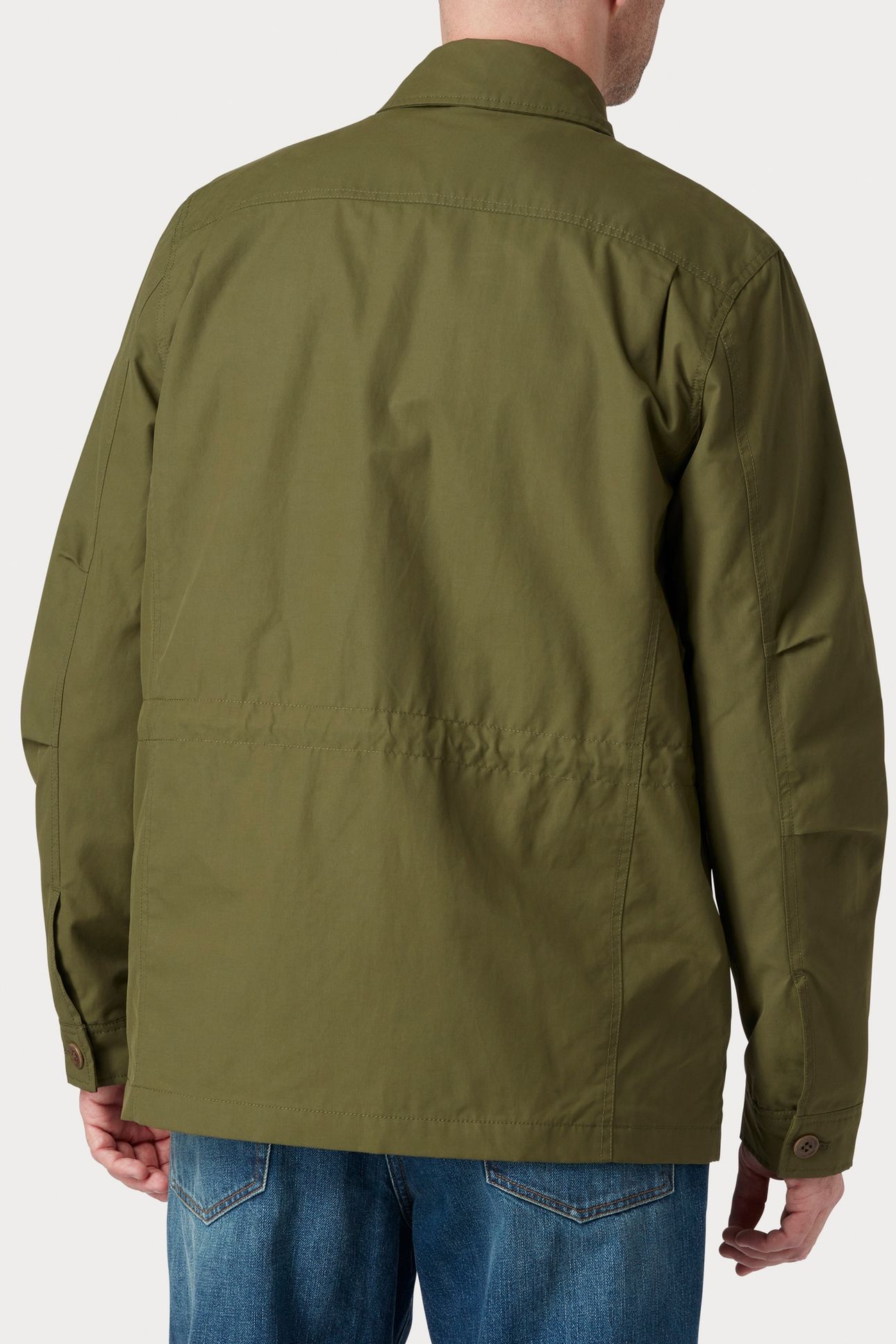 MENS 4 POCKET JACKET OLIVE GREEN 2