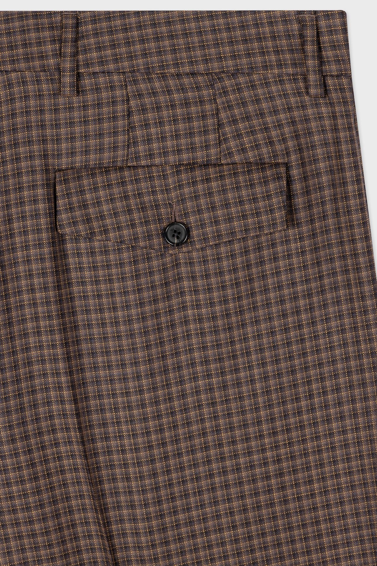MENS SLIM FIT TROUSER DARK BROWN 5