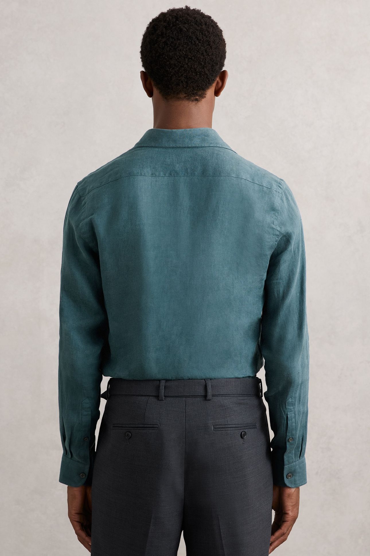 LS LINEN SHIRT ORION BLUE 2