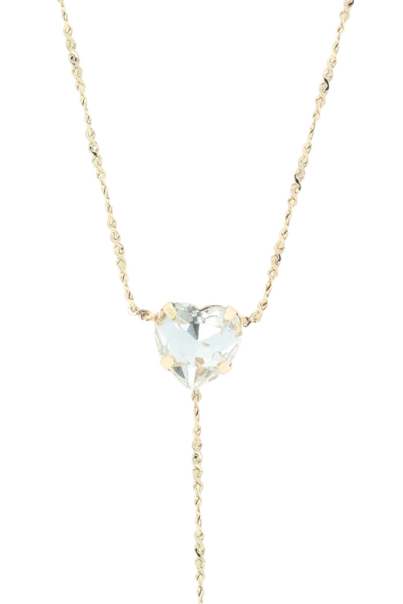 GOLDEN ANKLE CHAIN WITH CRYSTALS CRYSTAL 2