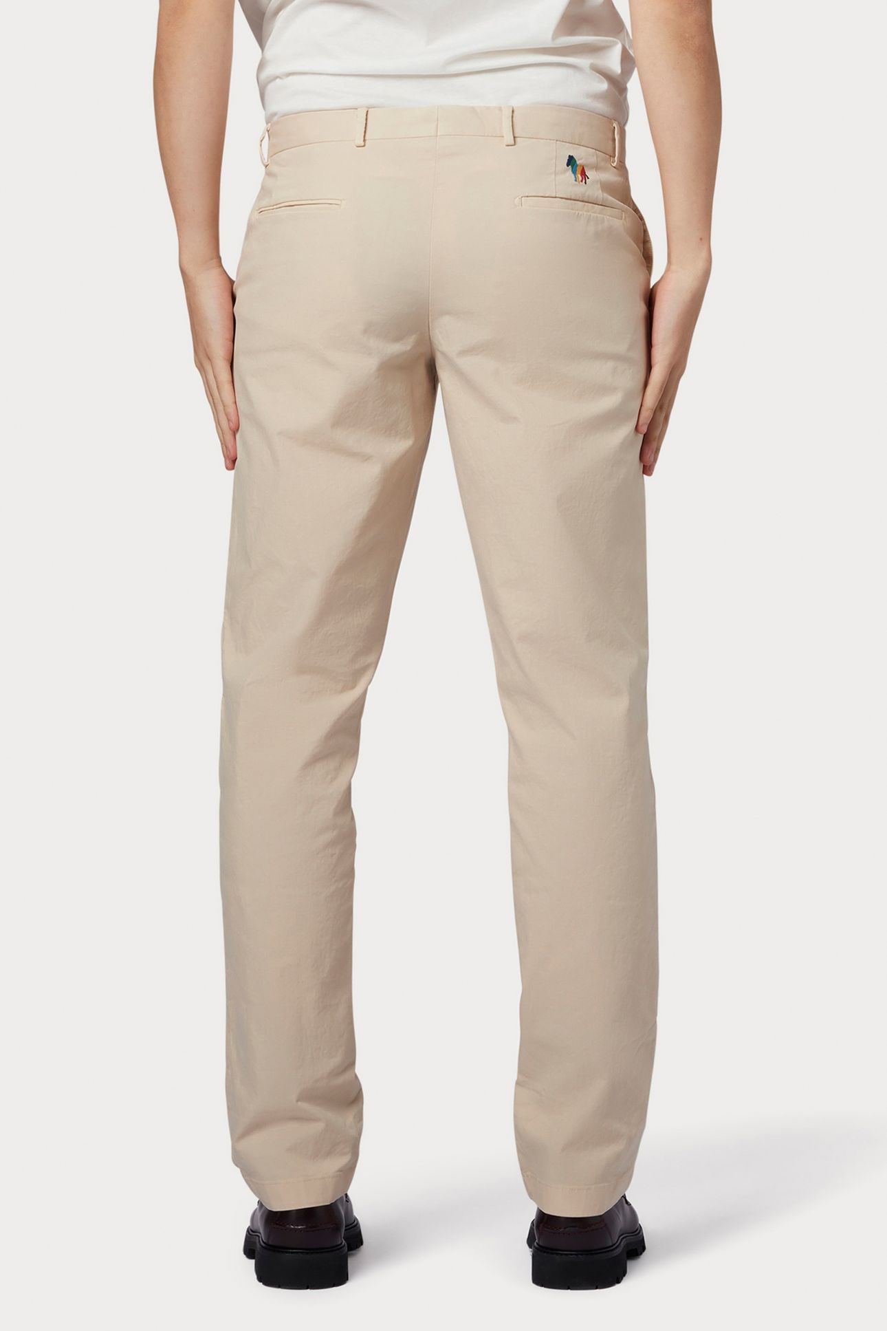 MENS MID FIT CLEAN CHINO MEDIUM BEIGE 2