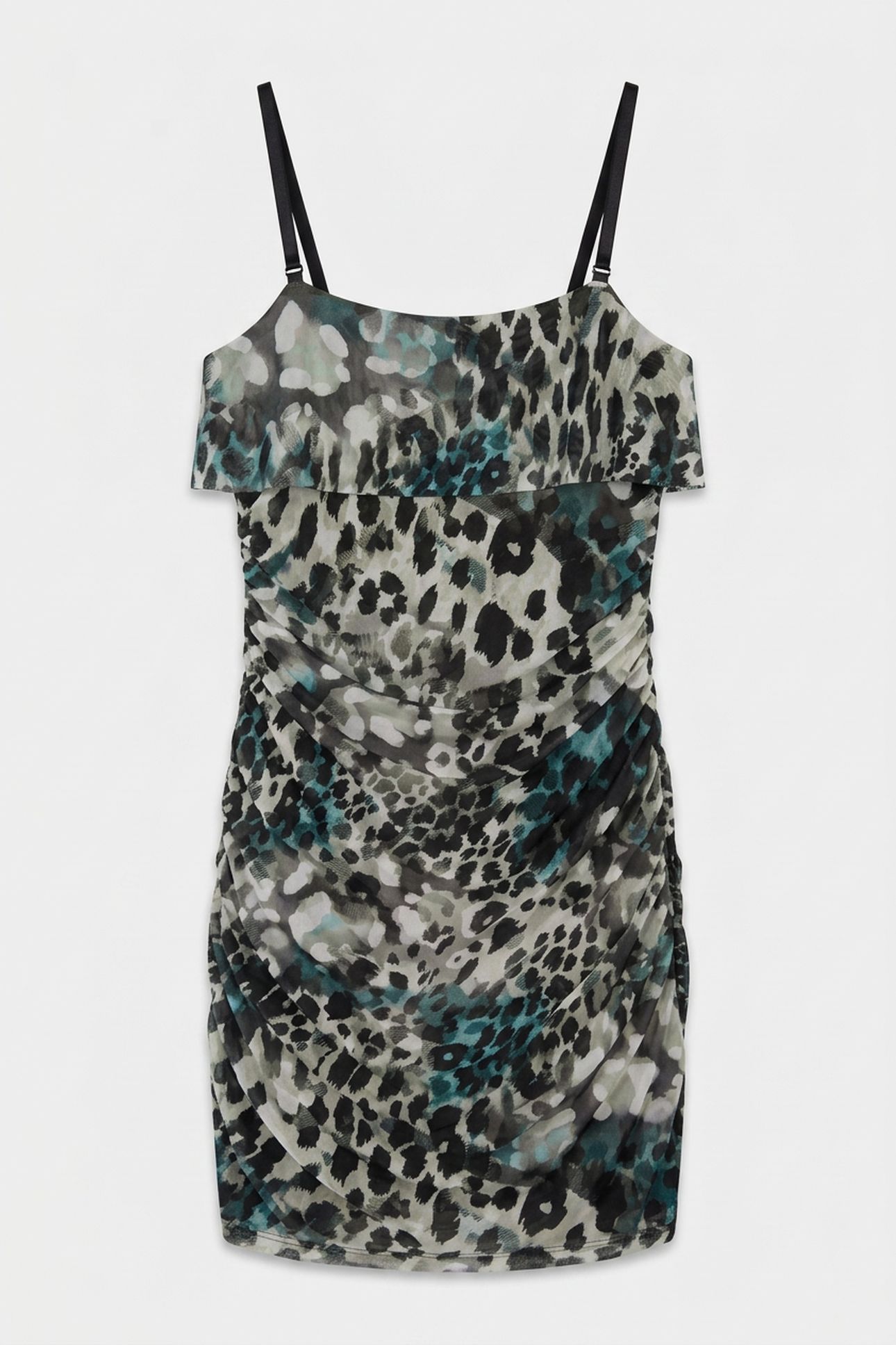 OFF SHOULDER VERDIAN AQUARELLE LEOPARD PR 3