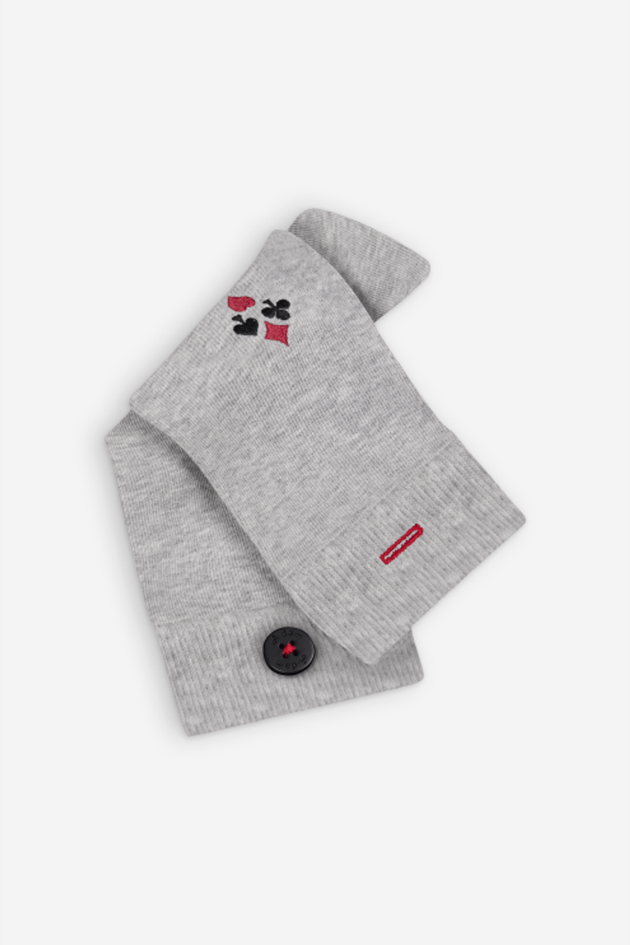 A-DAM 3-PACK CASUAL SOCKS CARD ICONS GREY MELANGE 3