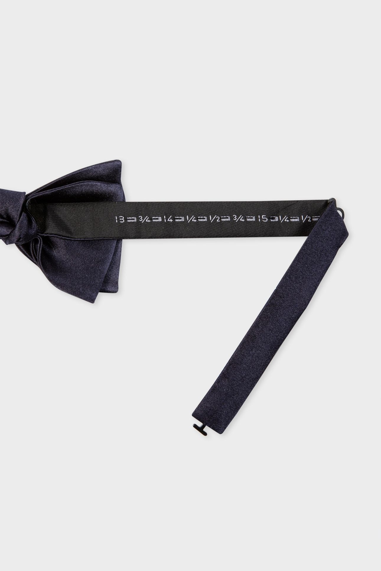MEN BOWTIE PLAIN SILK NAVY 4