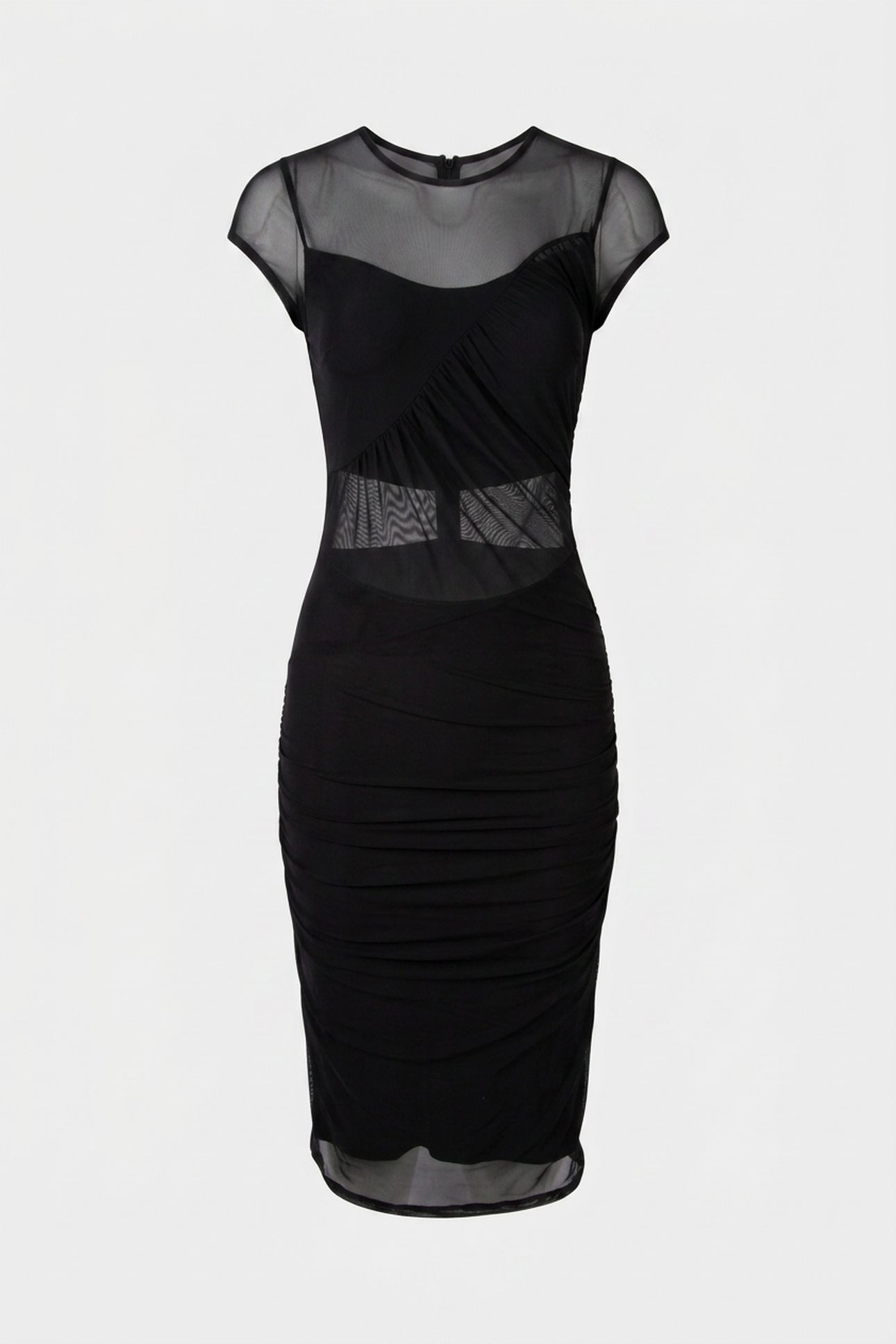 SS GRACEY MESH DRESS JET BLACK A996 3