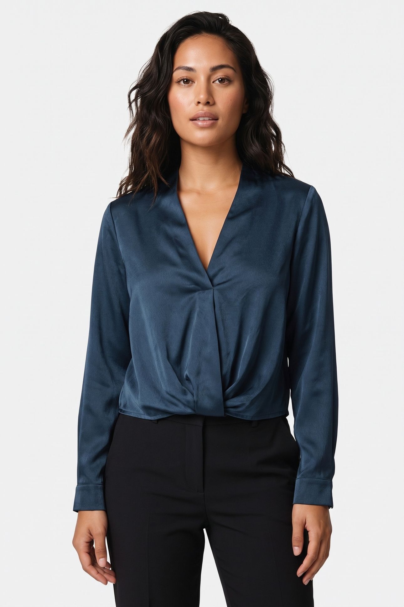 QUINTY BLOUSE BLUE 1