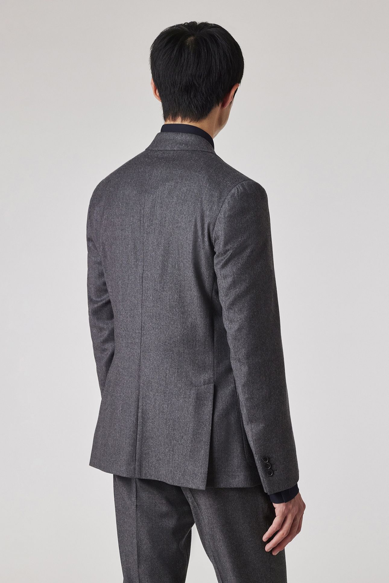 MENS DB JACKET GREY MELANGE 2