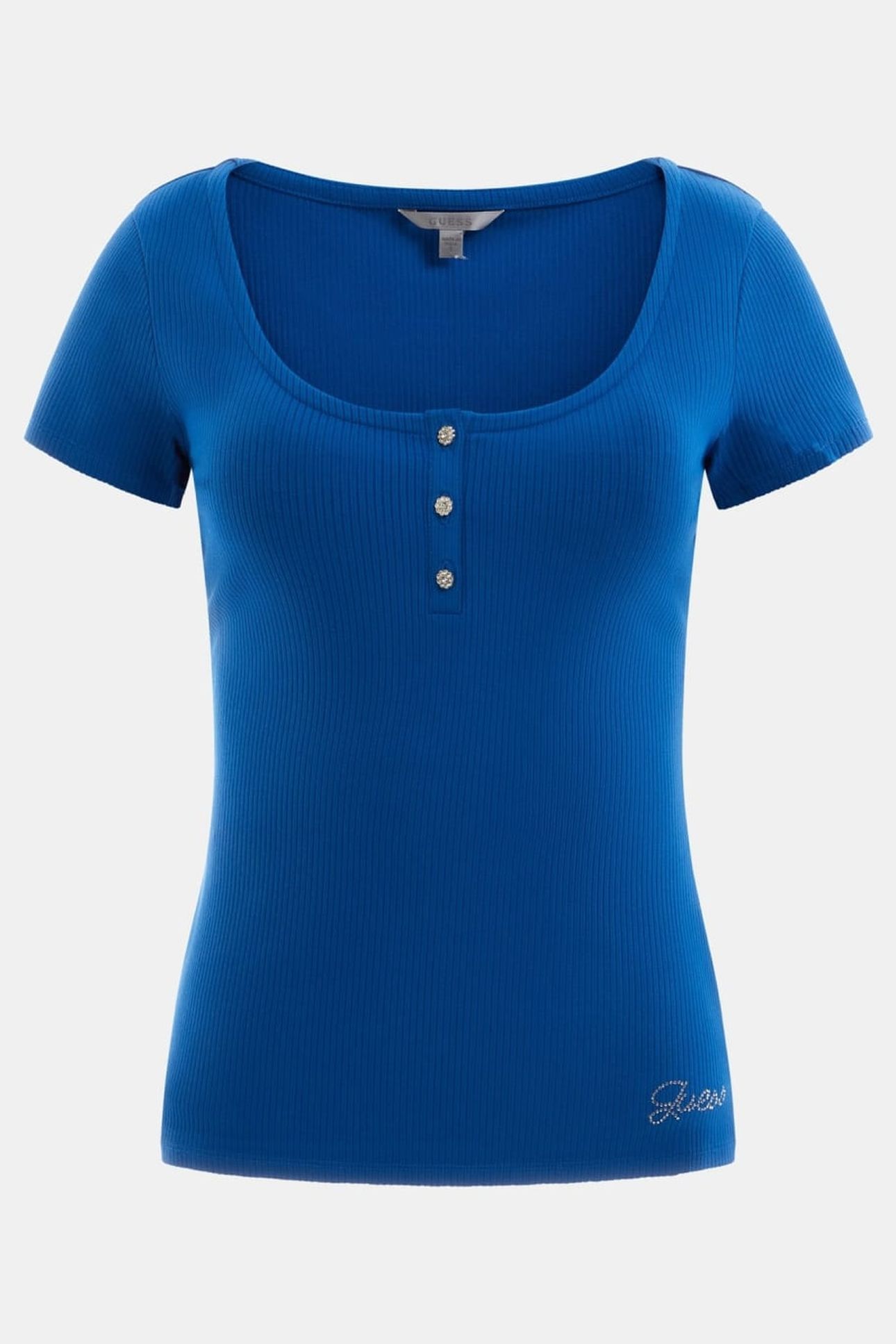 SS KARLEE JEWEL BTN CLEARLY BLUE 7