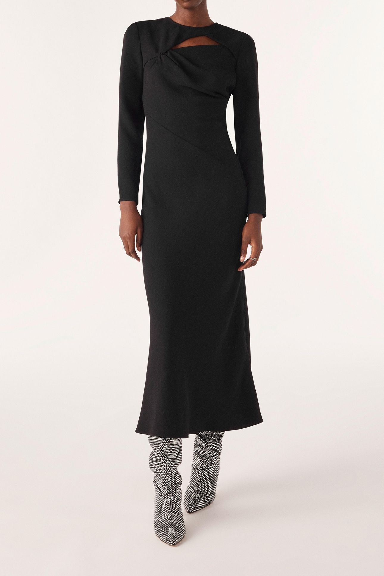 MID-LENGTH DRESS BLACK 1