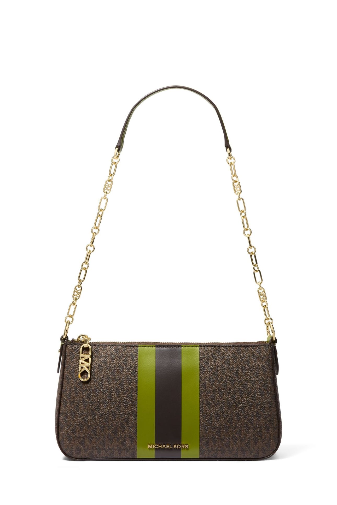 MEDIUM CHAIN POUCHETTE MEADOW GREEN 1