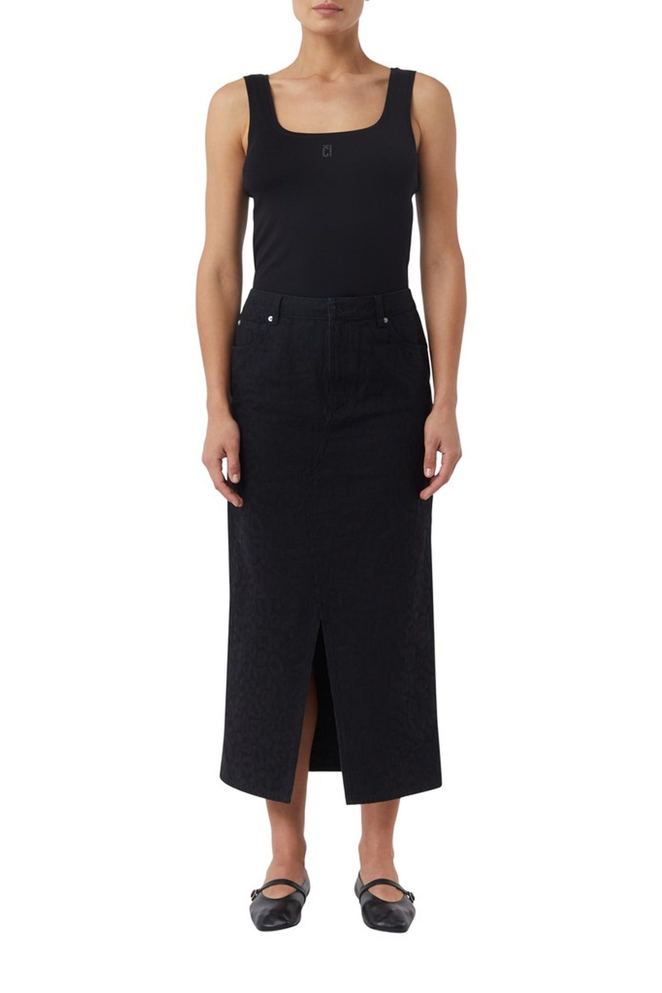 COMMA SKIRTS BLACK 1