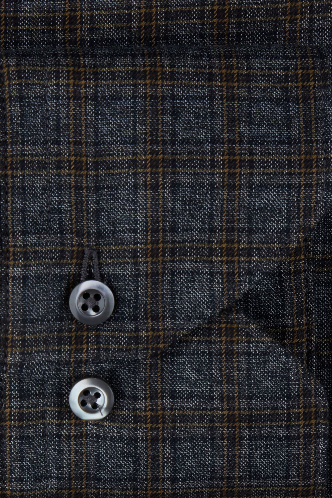 FITTED BODY/90, RC CUFF DARK GREY CHECK 2