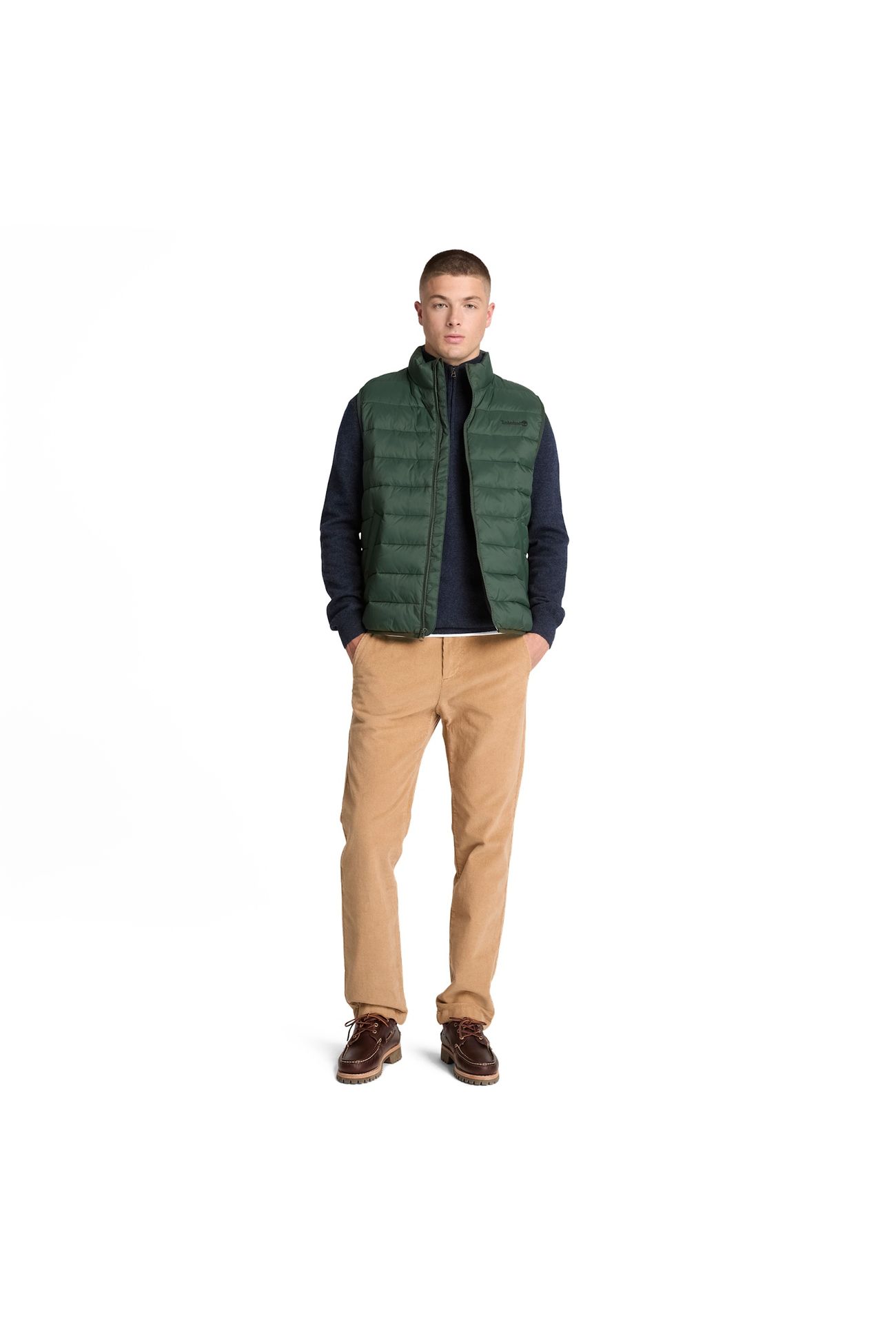 JAFFREY WOOL 1/4 ZIP SWEATER DARK SAPPHIRE HEATHER 4