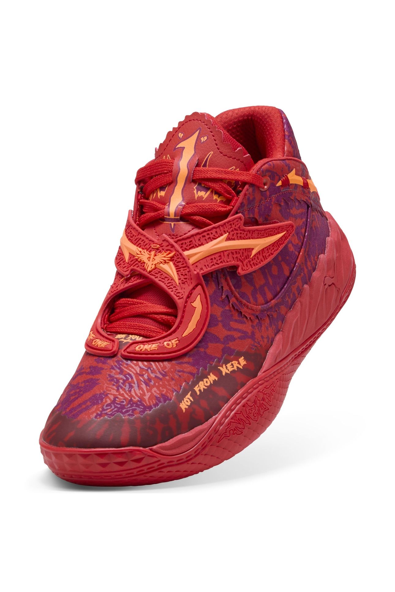 UNISEX MB.05 CROWD SURF RED-MAGENTA GLEAM-FLURO ORANGE PES 4