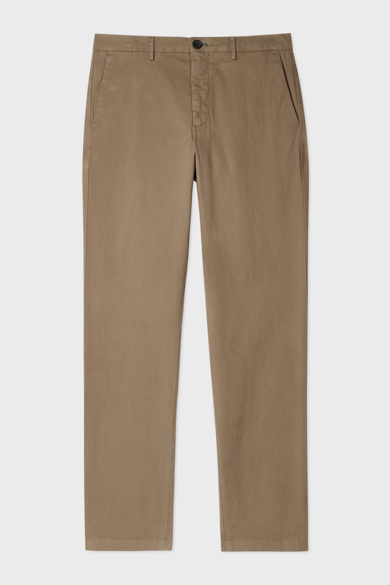 MENS MID FIT CLEAN CHINO BS ZEBRAEMB BROWN 1