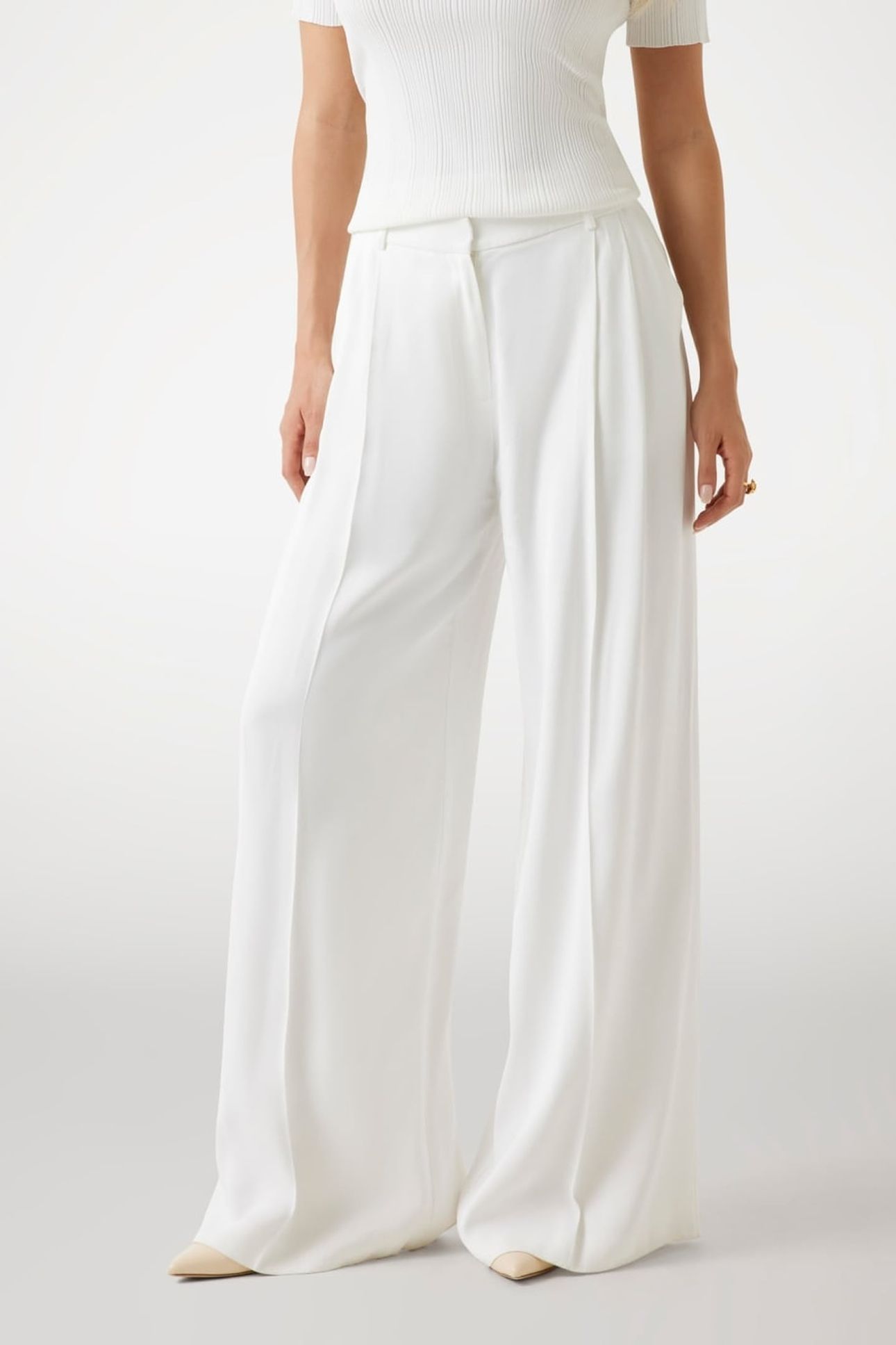 NINA TAILORED WIDE L WHITE PEAKS 1