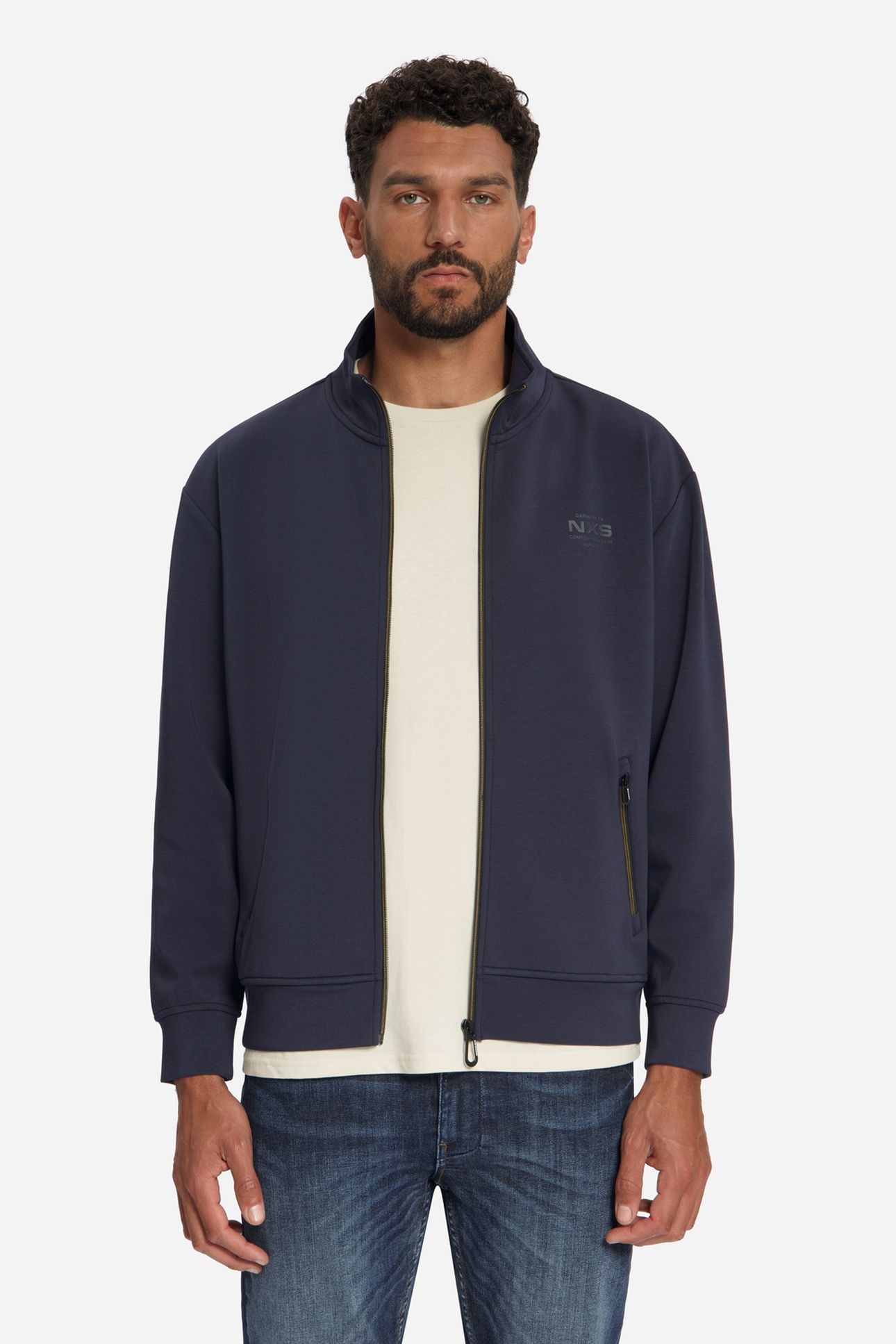 SWEATER FULL ZIP DARK NIGHT 3