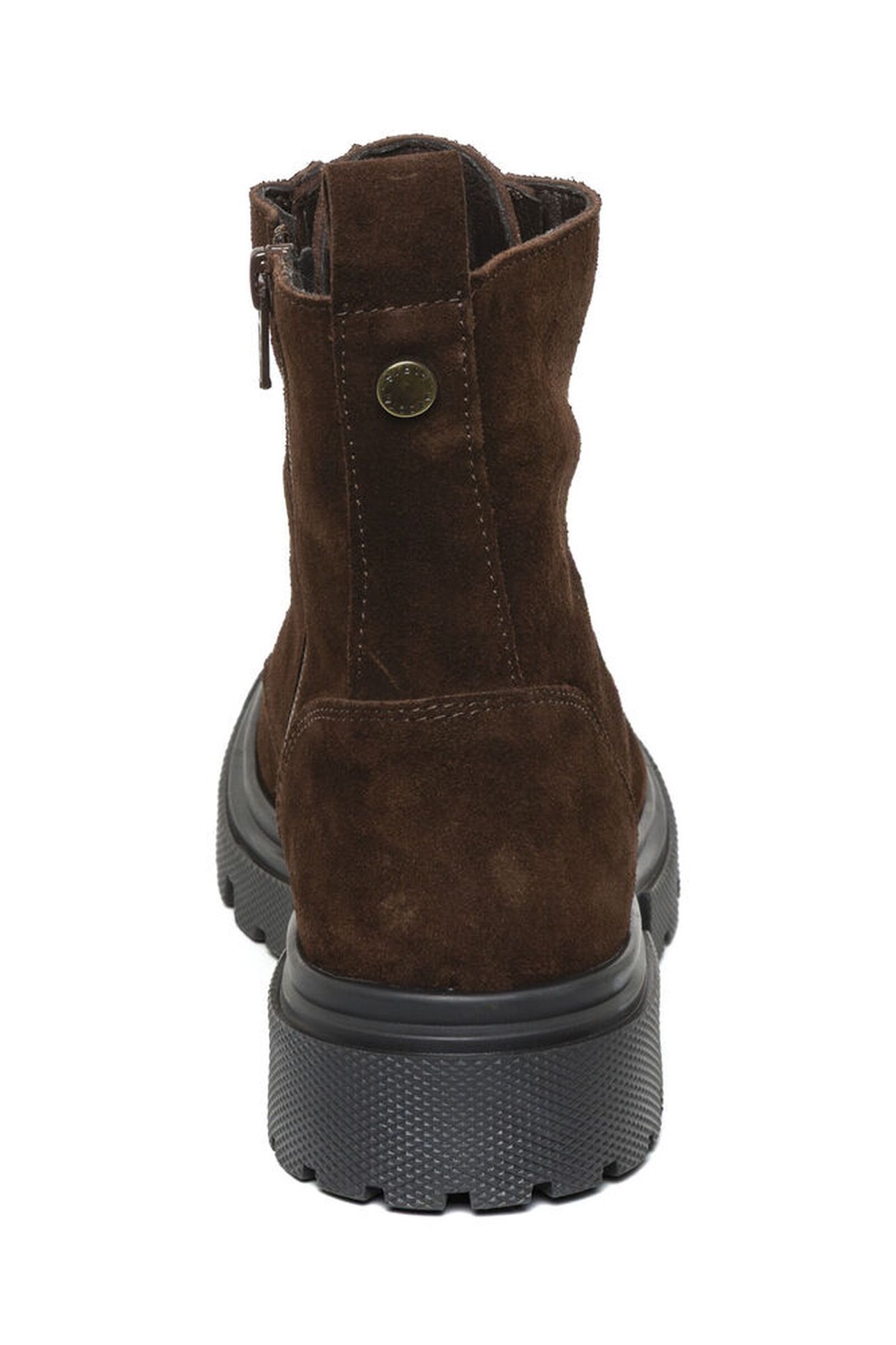 RILANA BOOTIES DARK BROWN SUEDE 4