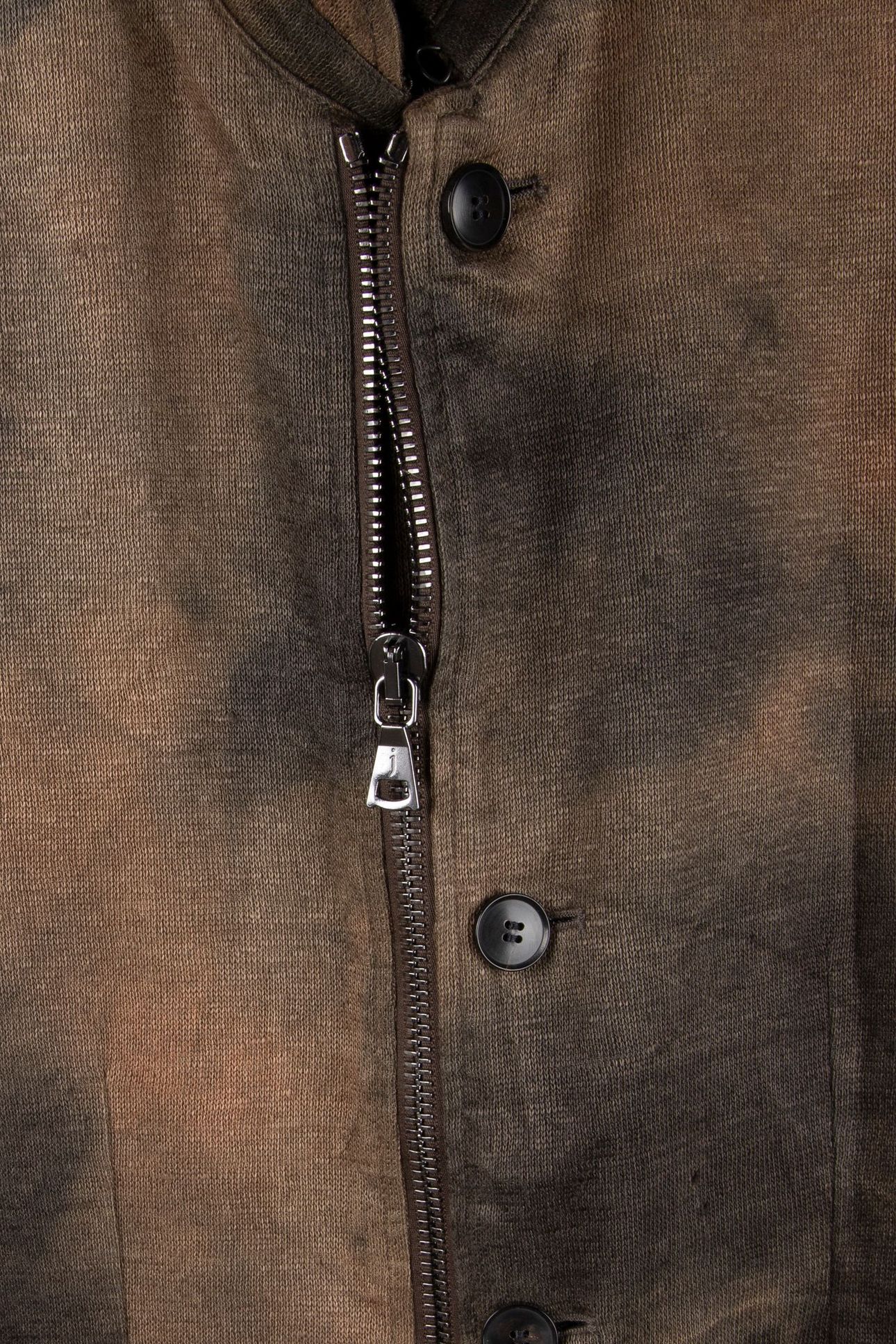 SLIM FIT ZIP/BTN CLOSURE CLAY BROWN 6