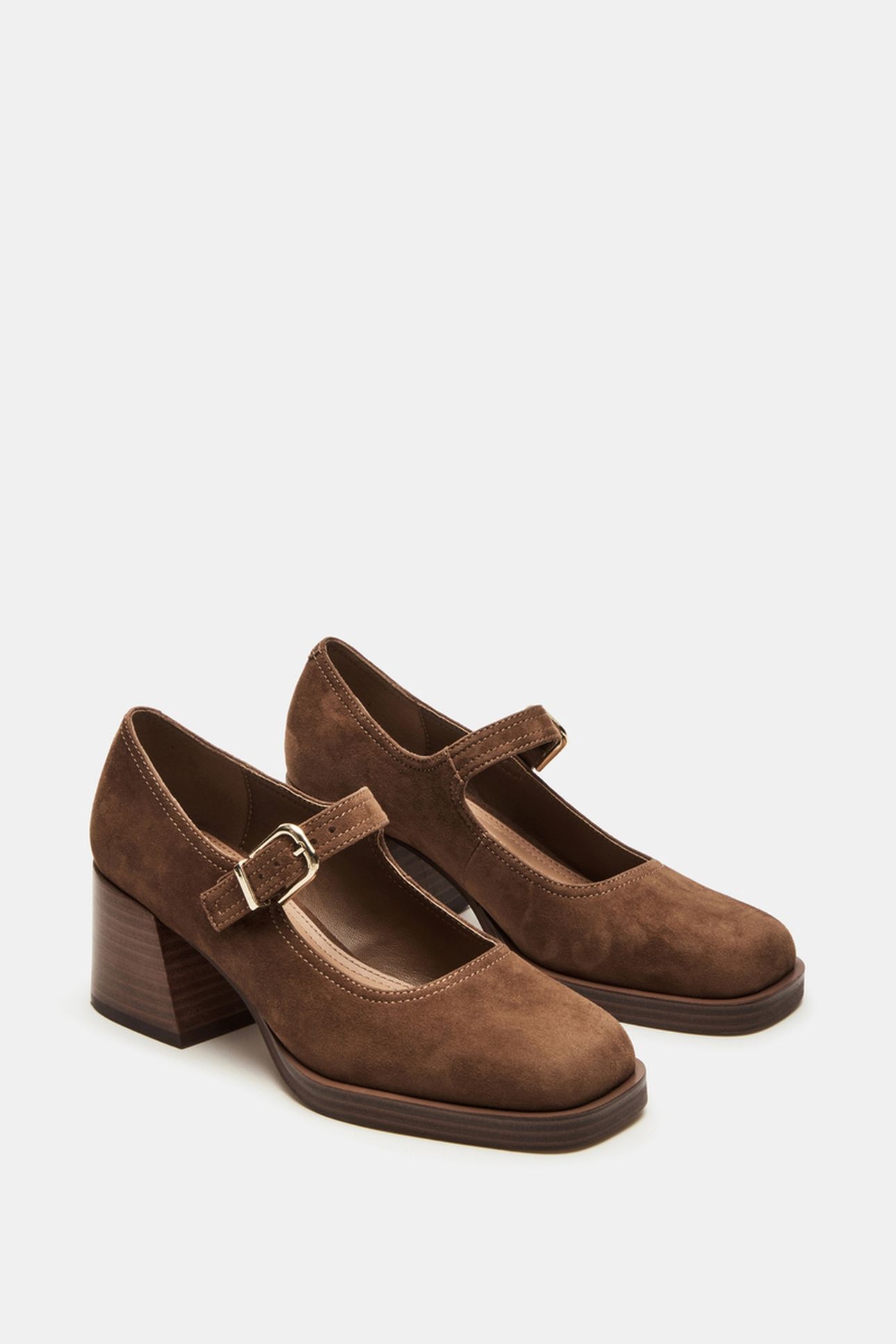 LISBON-S PUMPS CHESTNUT SUEDE 3