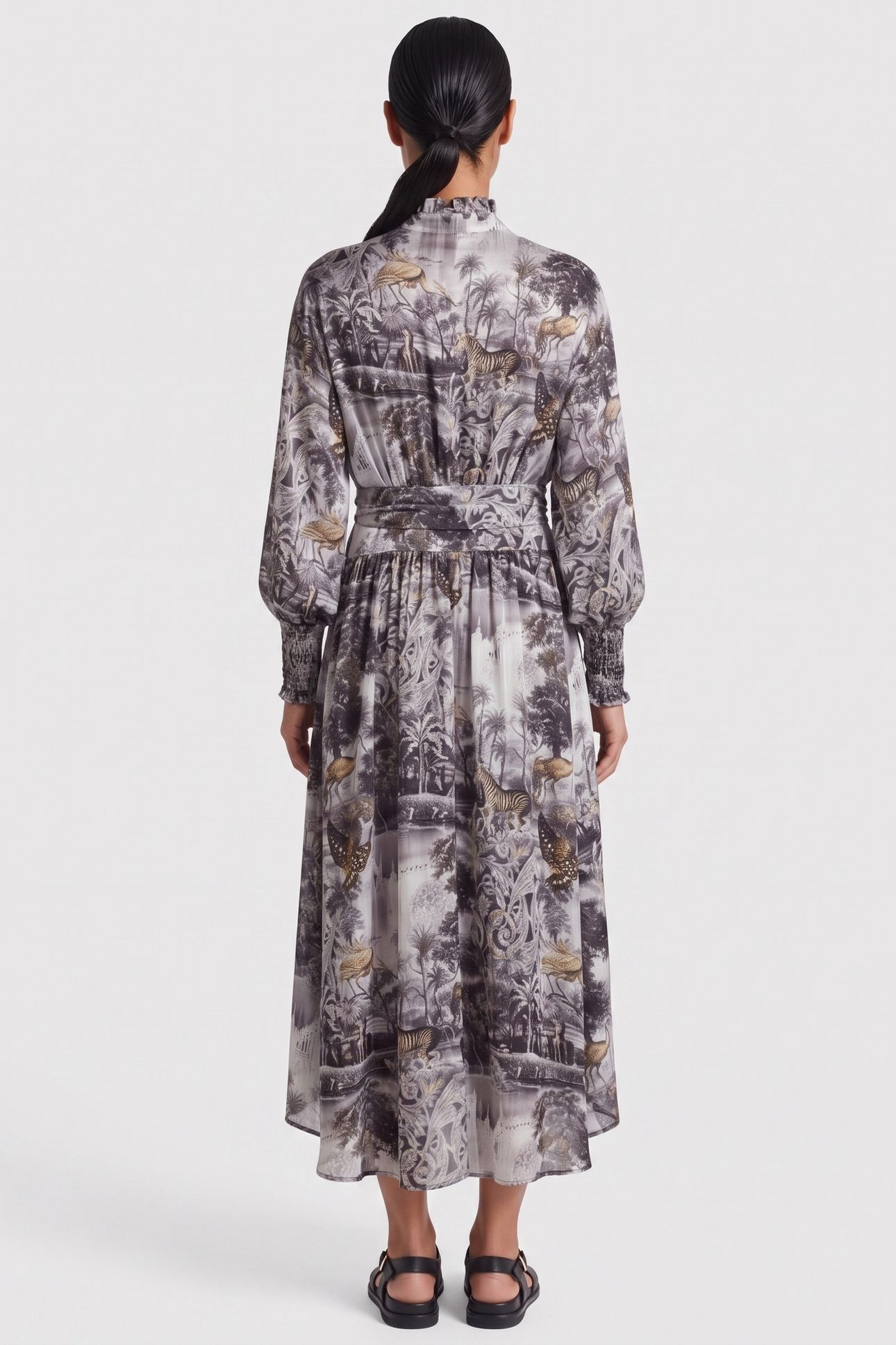 AMBER BEVERLY DRESS GREY 2