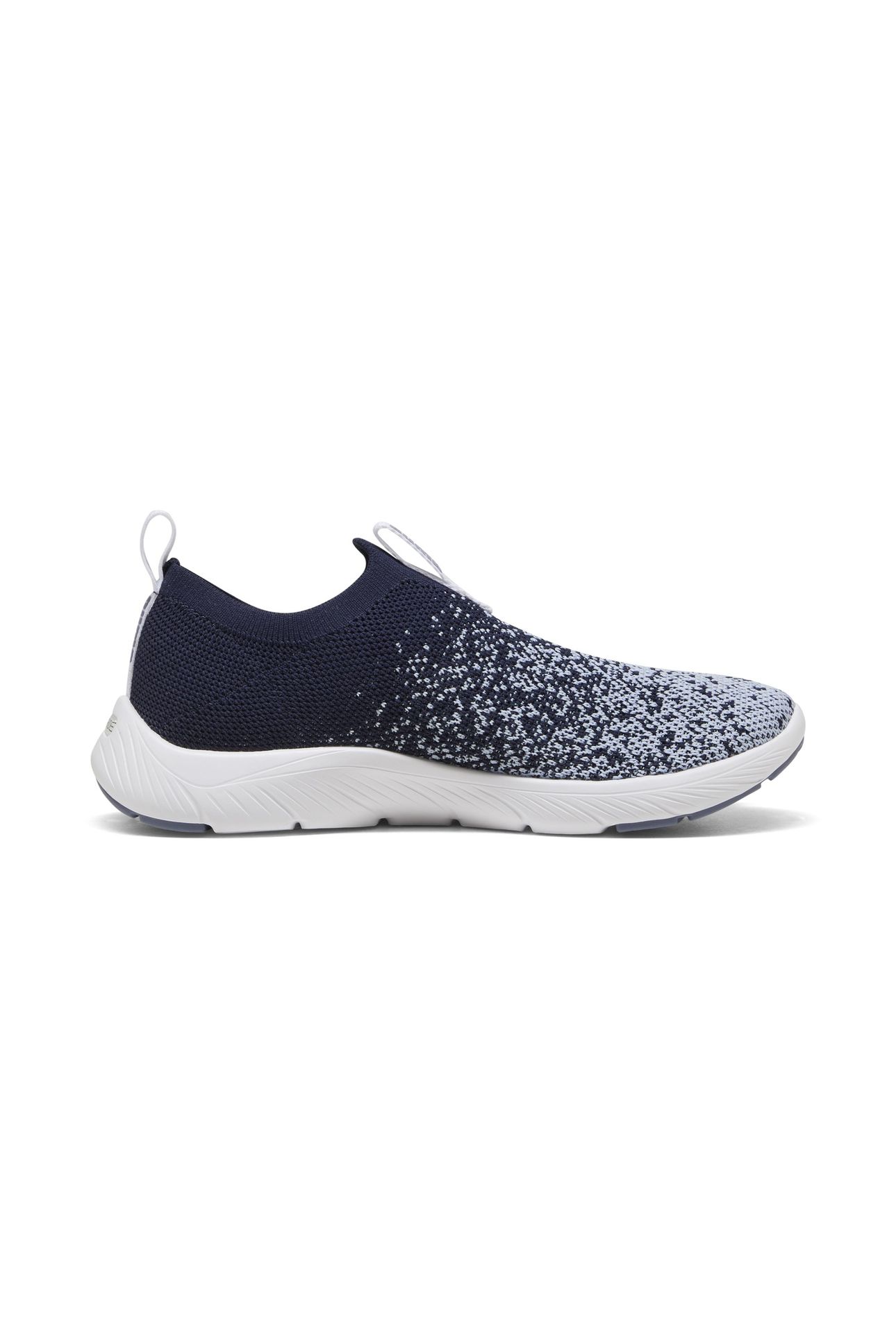 SOFTRIDE REMI SLIP-ON KNIT NAVY-SNOW MOUNTAIN BLUE-GRAY SKY 1