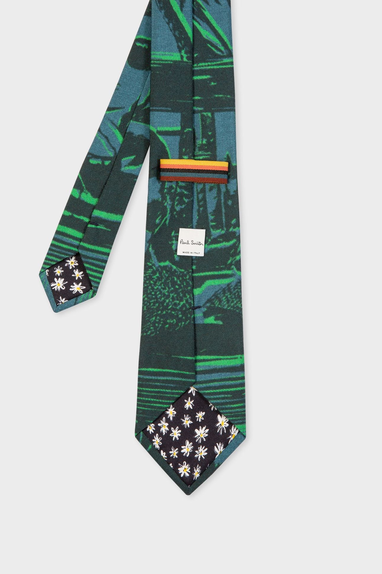 MEN TIE GETAWAY PETROL GREEN 2