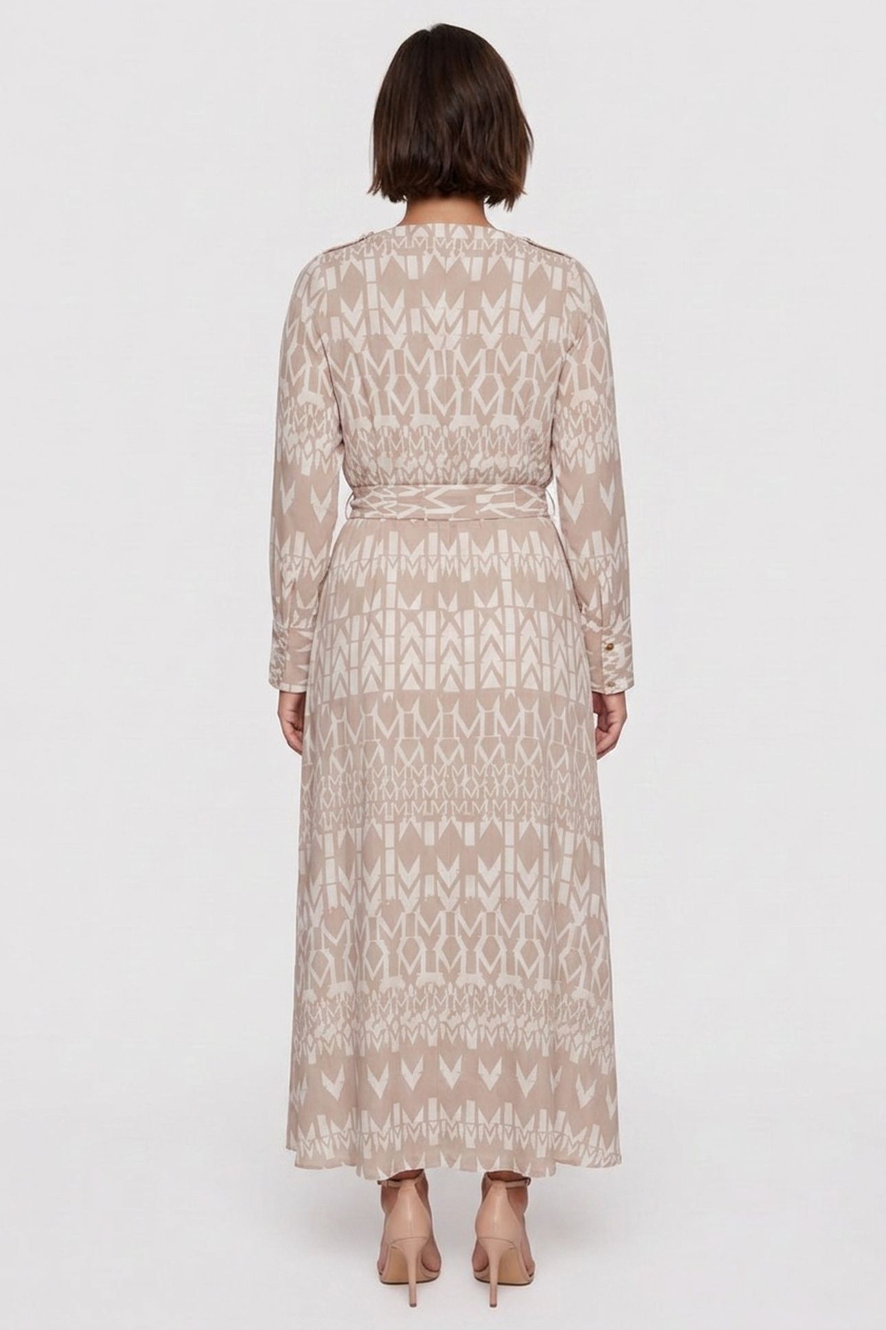 BRITNEY LS LONG DRES GEOMETRIC MONOGRAM B 2